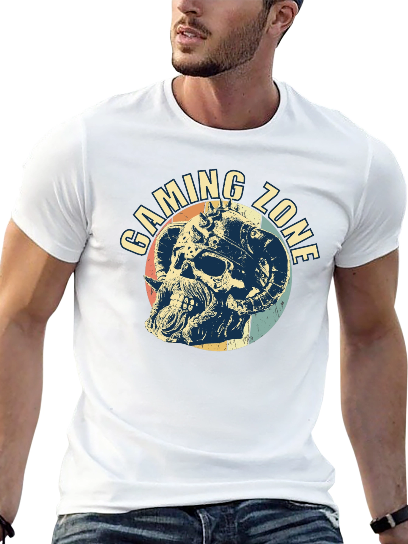 Gaming Zone Viking Skull T-Shirt