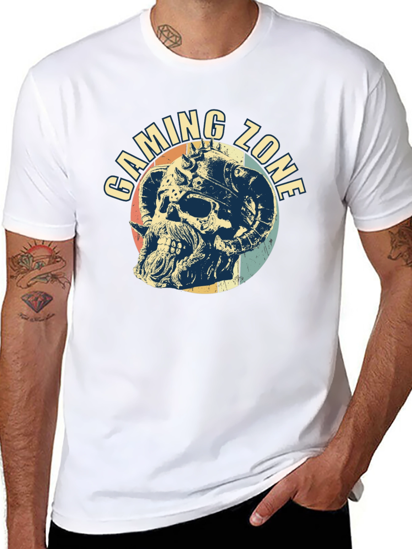 Gaming Zone Viking Skull T-Shirt