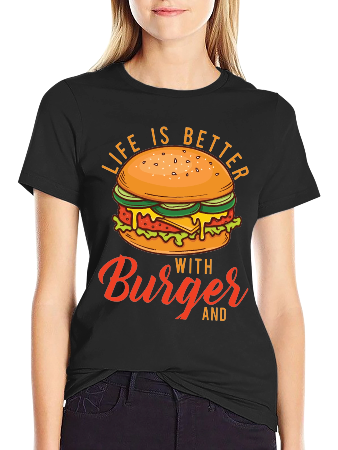 Life is Better with Burger Graphic Tee