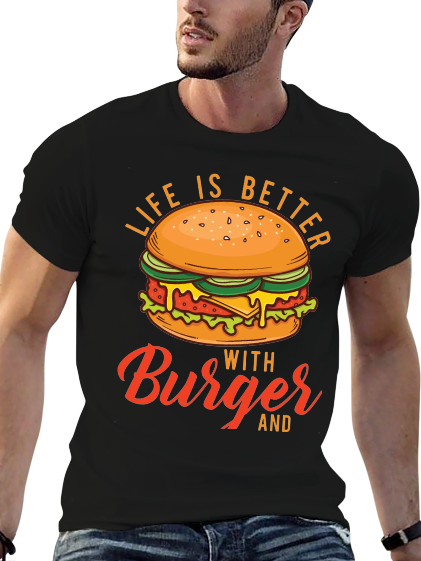 Life is Better with Burger Graphic Tee
