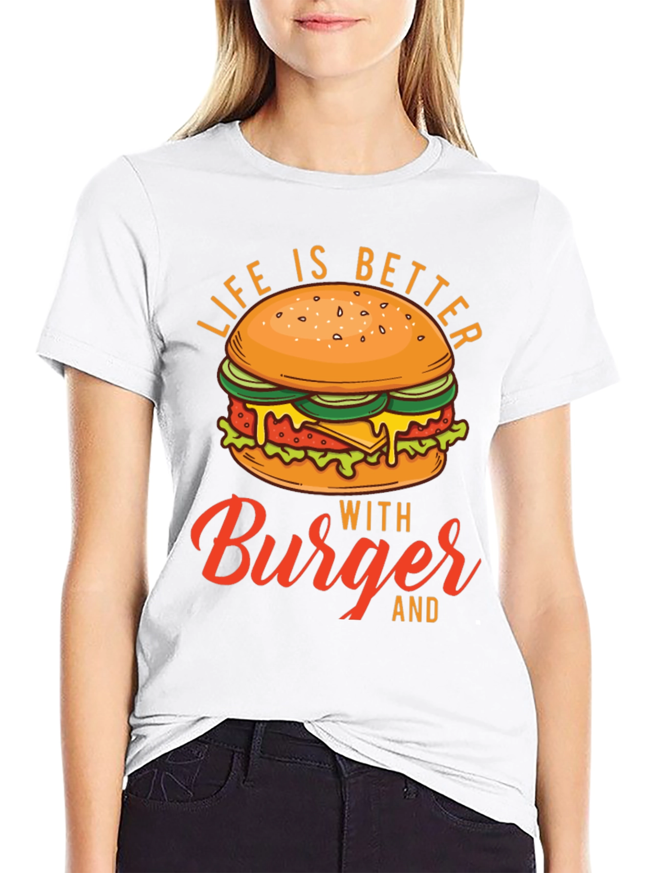 Life is Better with Burger Graphic Tee