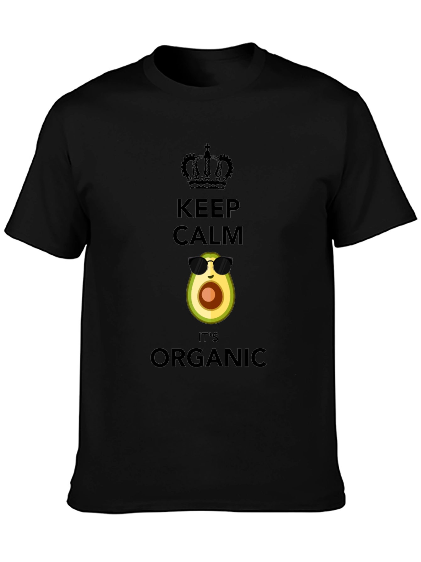 Keep Calm Its Organic Avocado T-Shirt