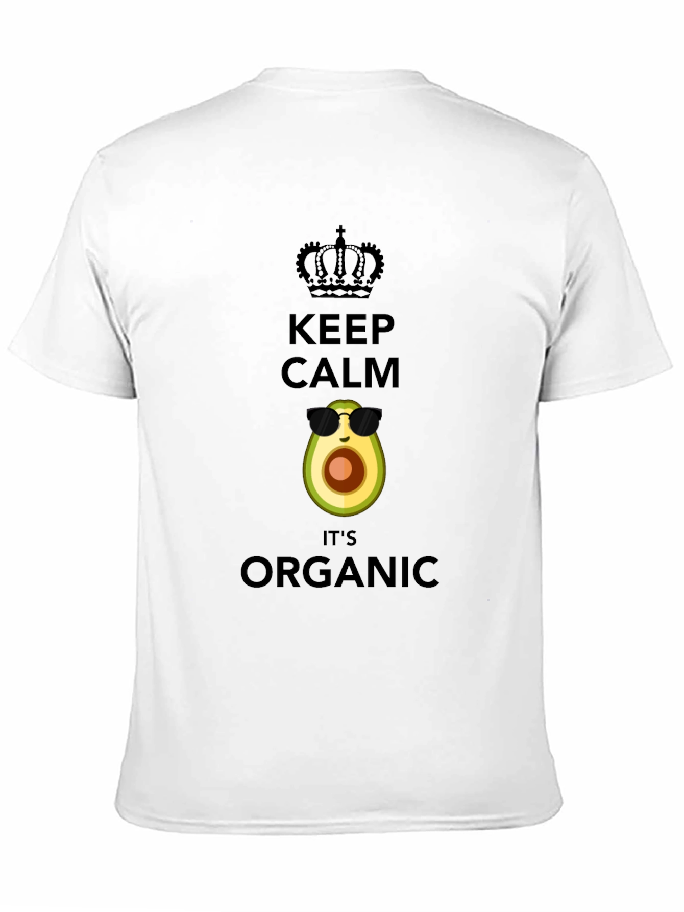 Keep Calm Its Organic Avocado T-Shirt