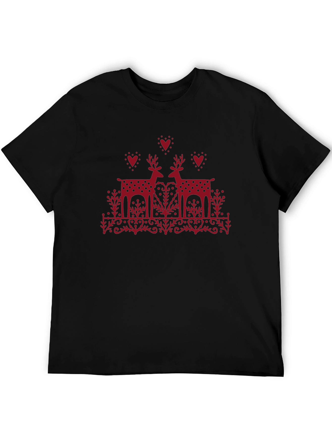 Festive Deer Graphic Tee
