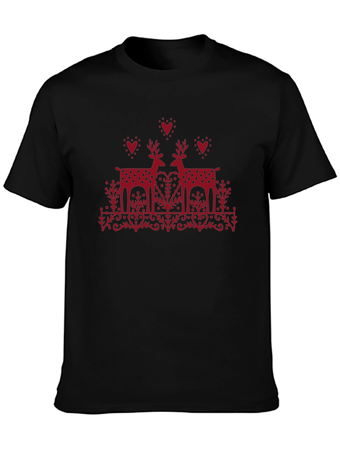 Festive Deer Graphic Tee