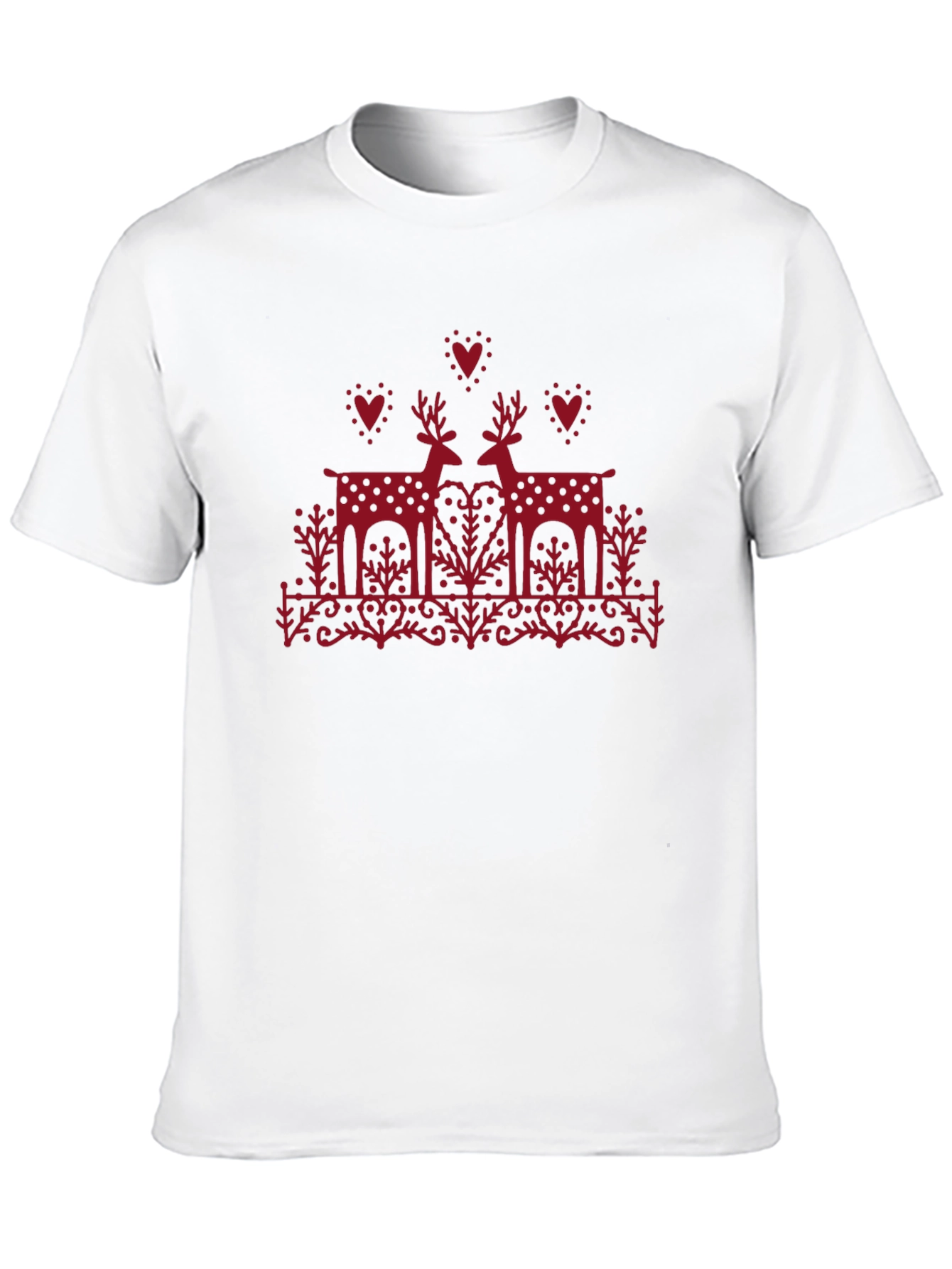 Festive Deer Graphic Tee