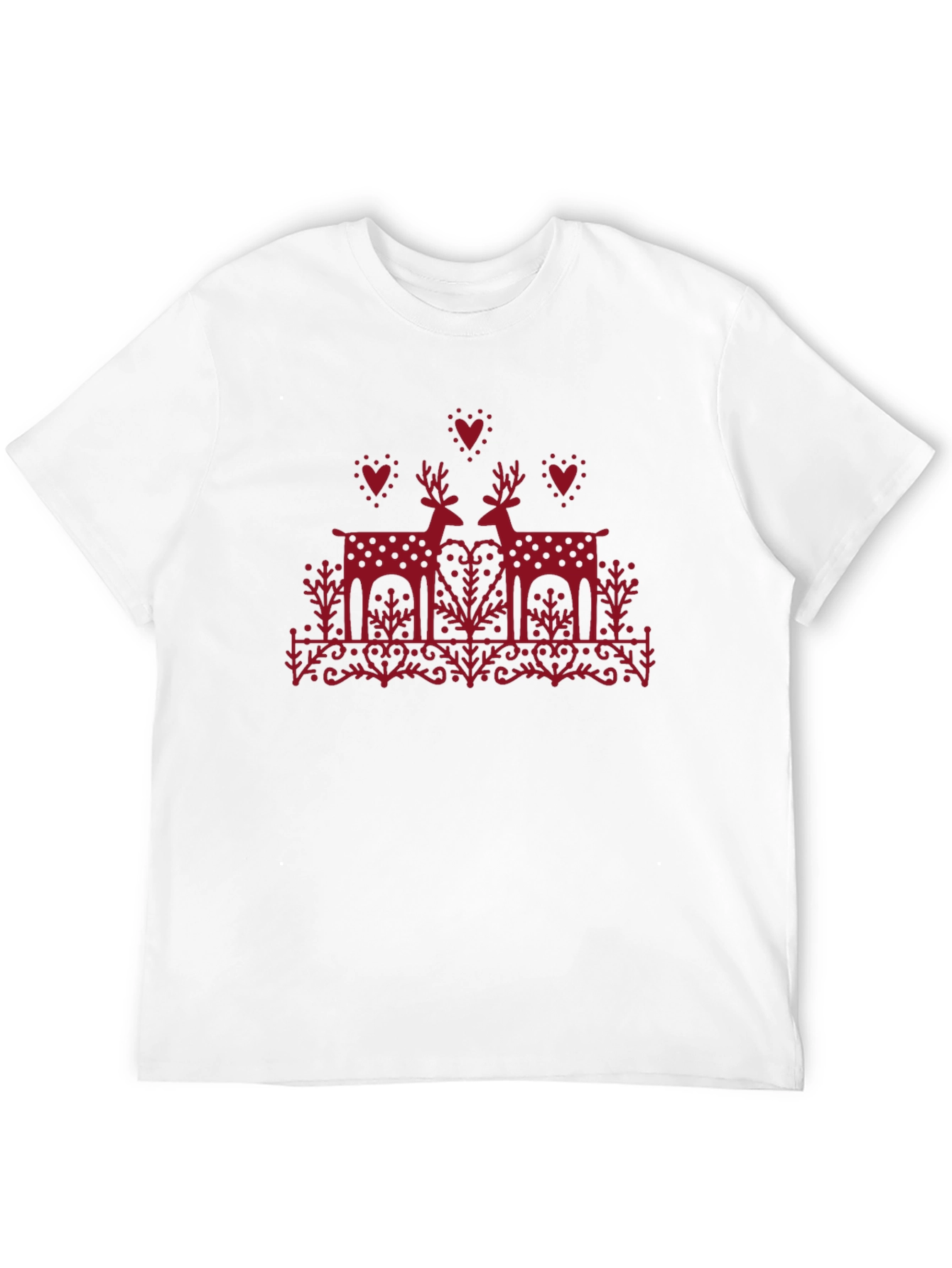 Festive Deer Graphic Tee