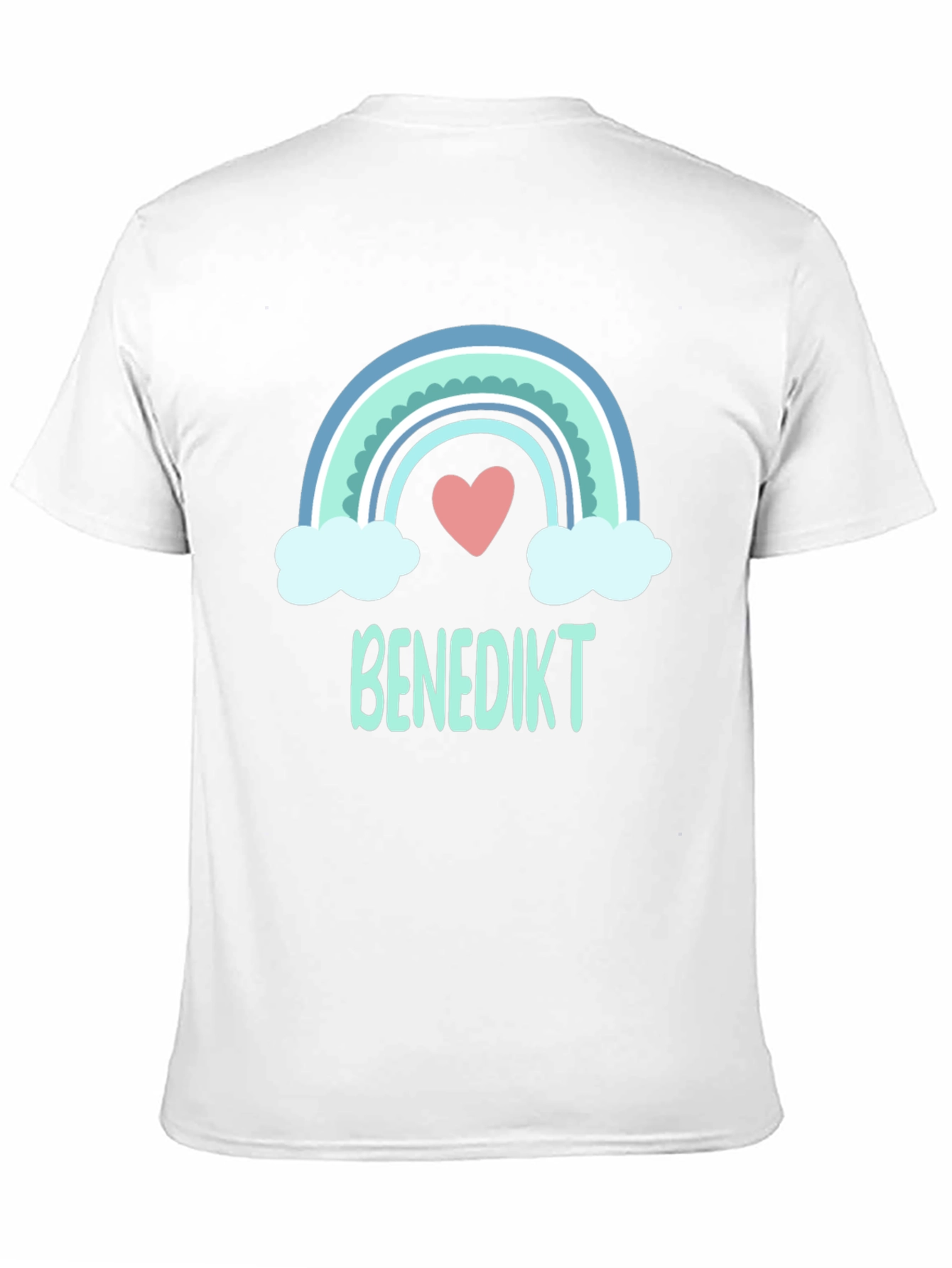 Rainbow Heart Benedikt Custom T-Shirt