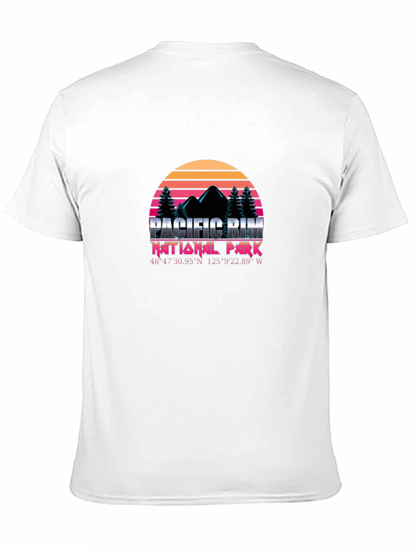 Pacific Rim National Park T-Shirt - Retro Sunset