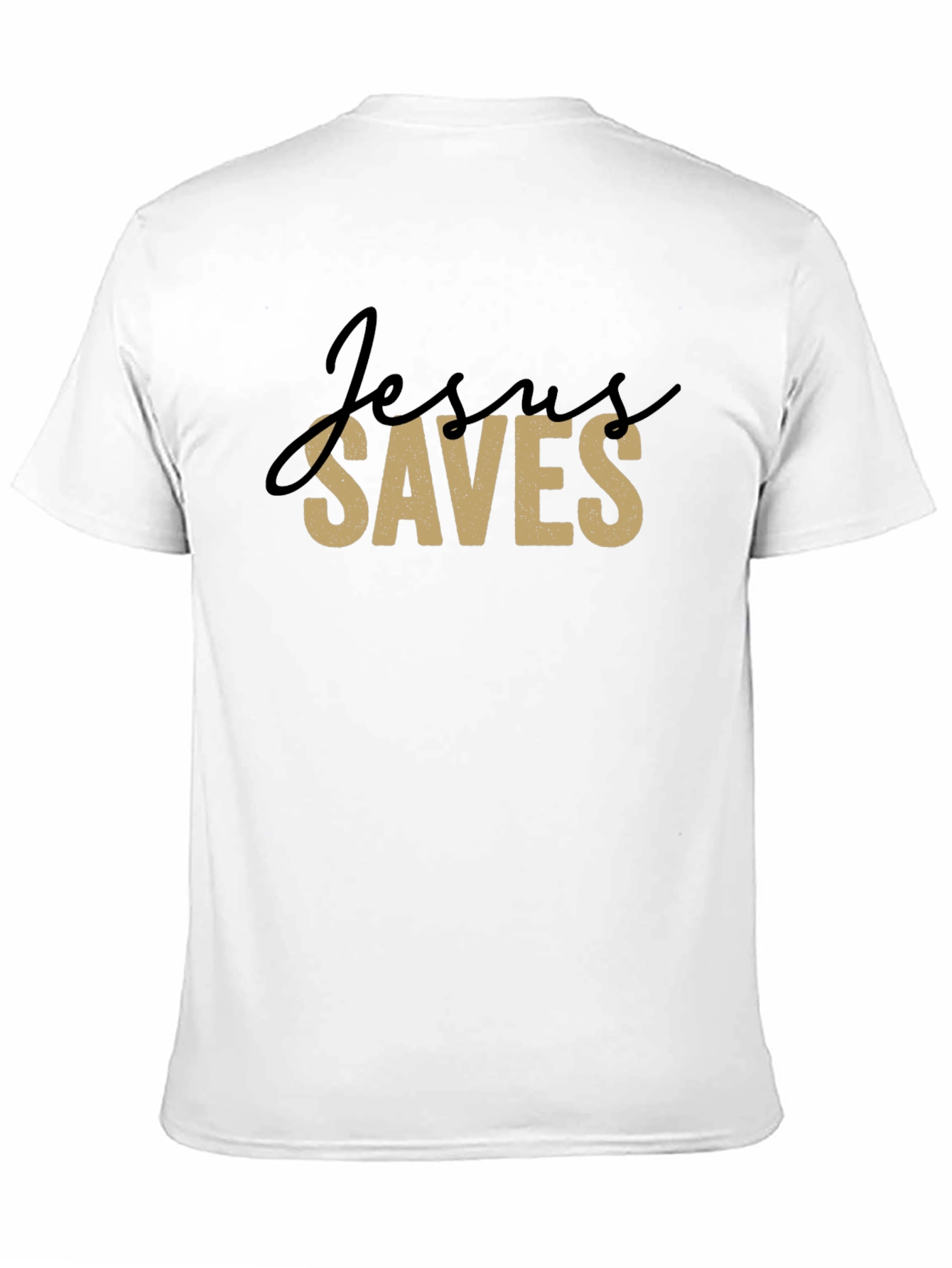 Jesus Saves Graphic T-Shirt - Black