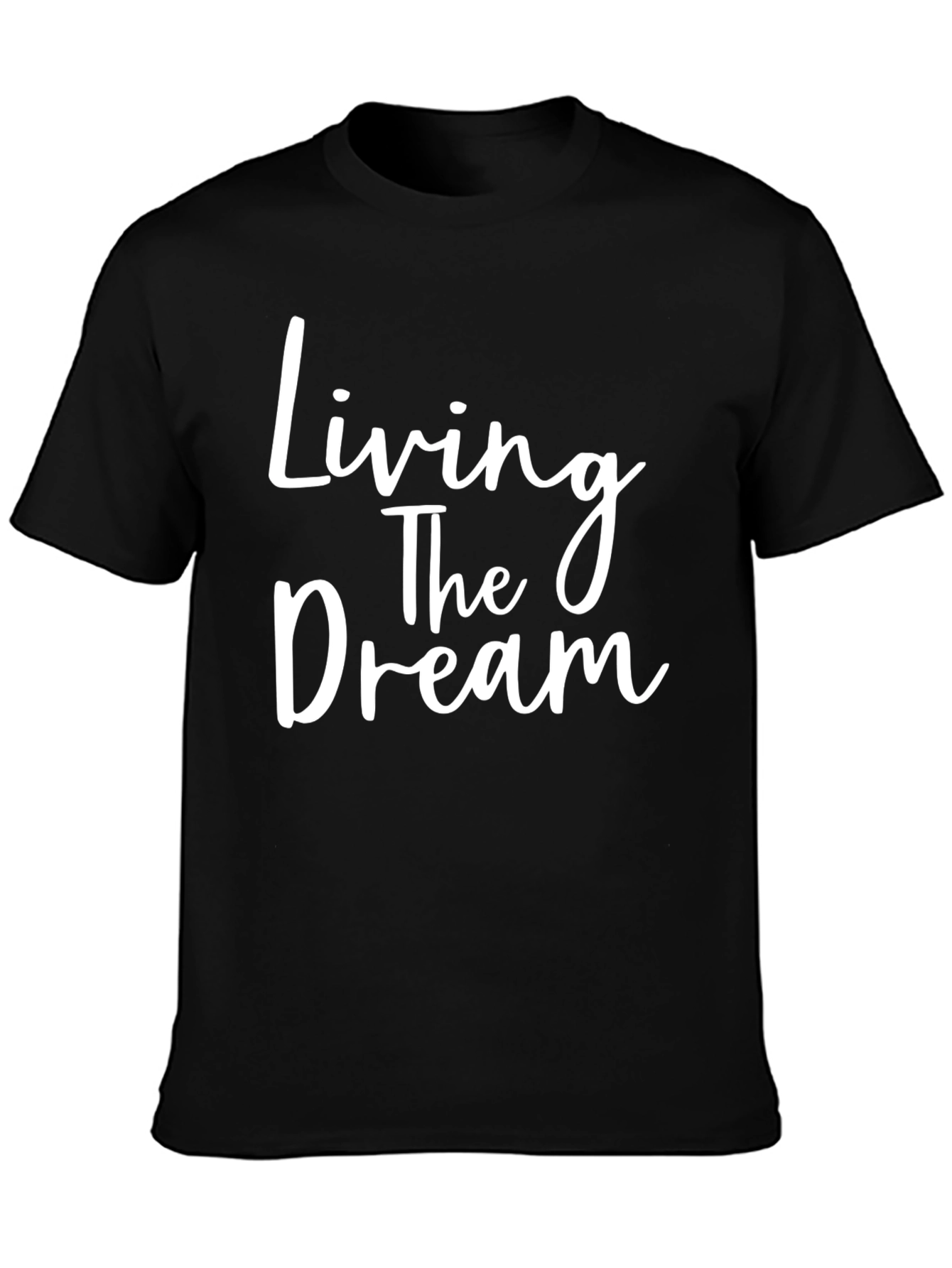 Living the Dream Black Graphic Tee
