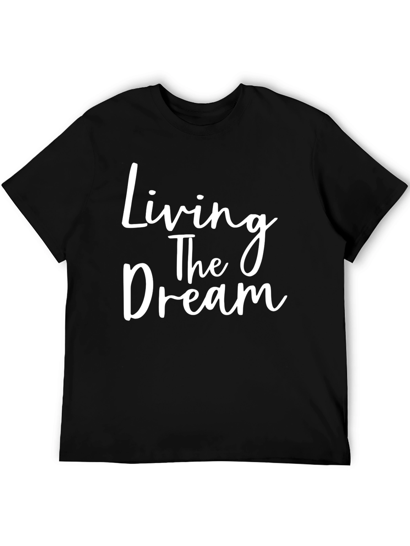 Living the Dream Black Graphic Tee