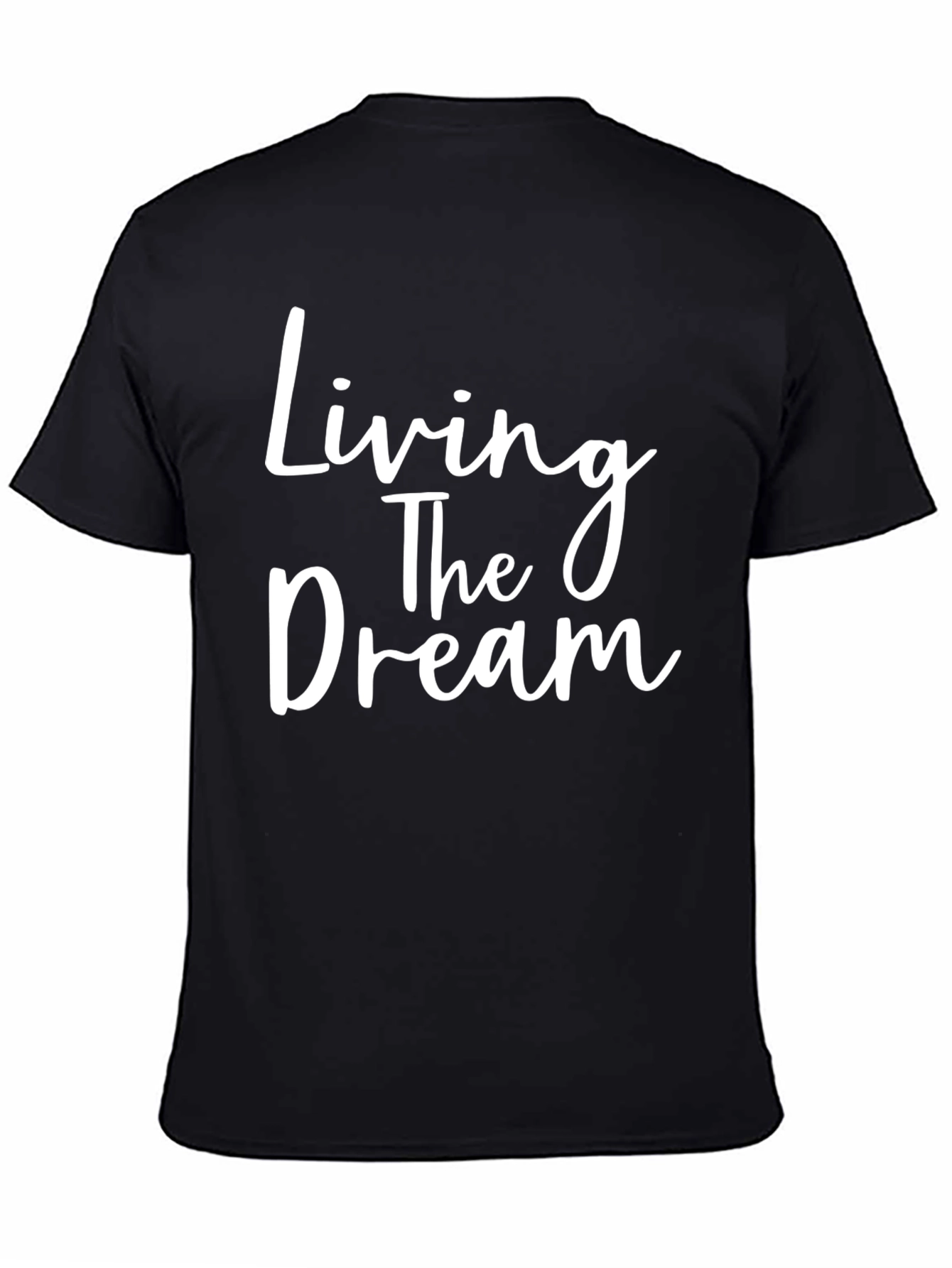 Living the Dream Black Graphic Tee