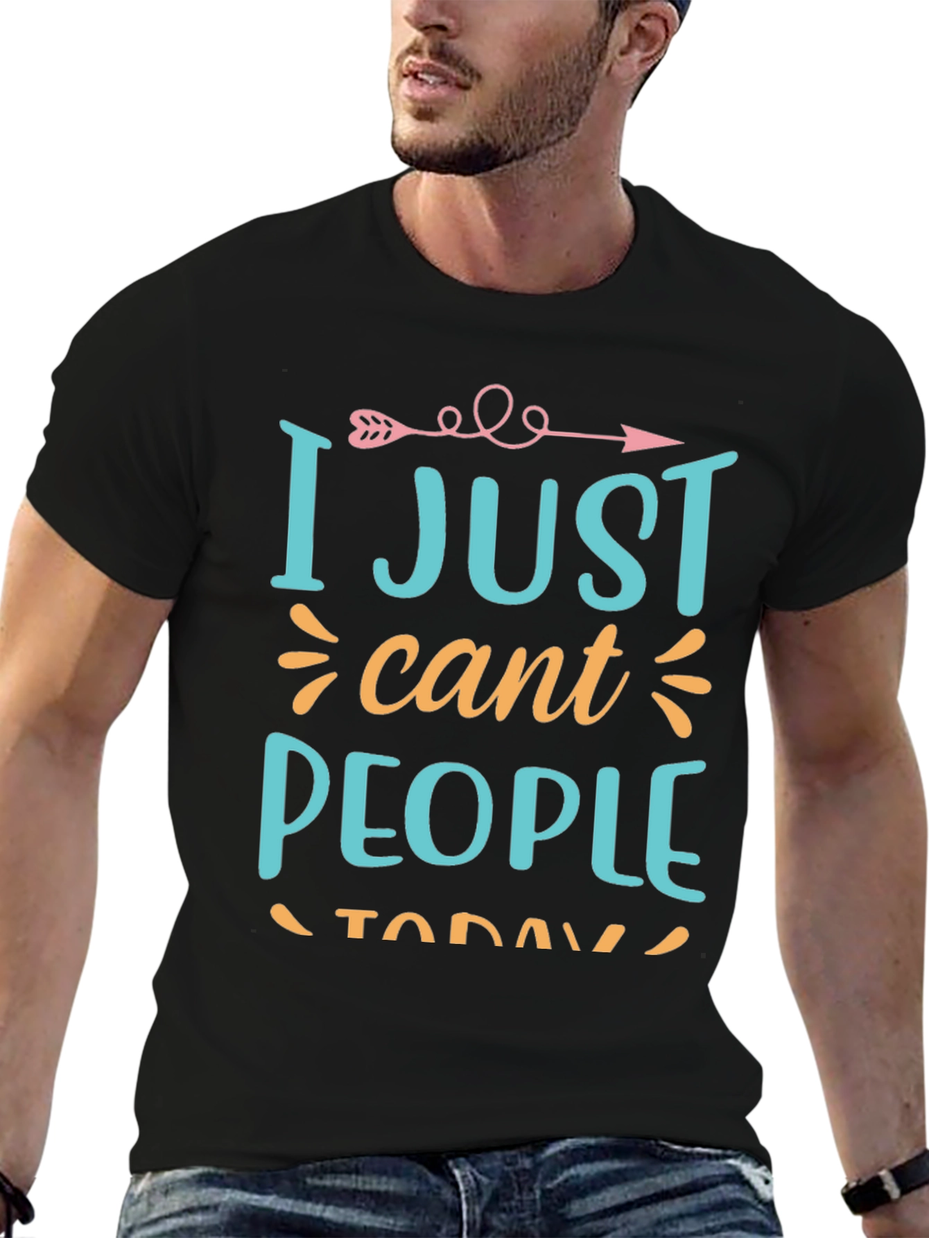 I Just Cant People Today Graphic T-Shirt