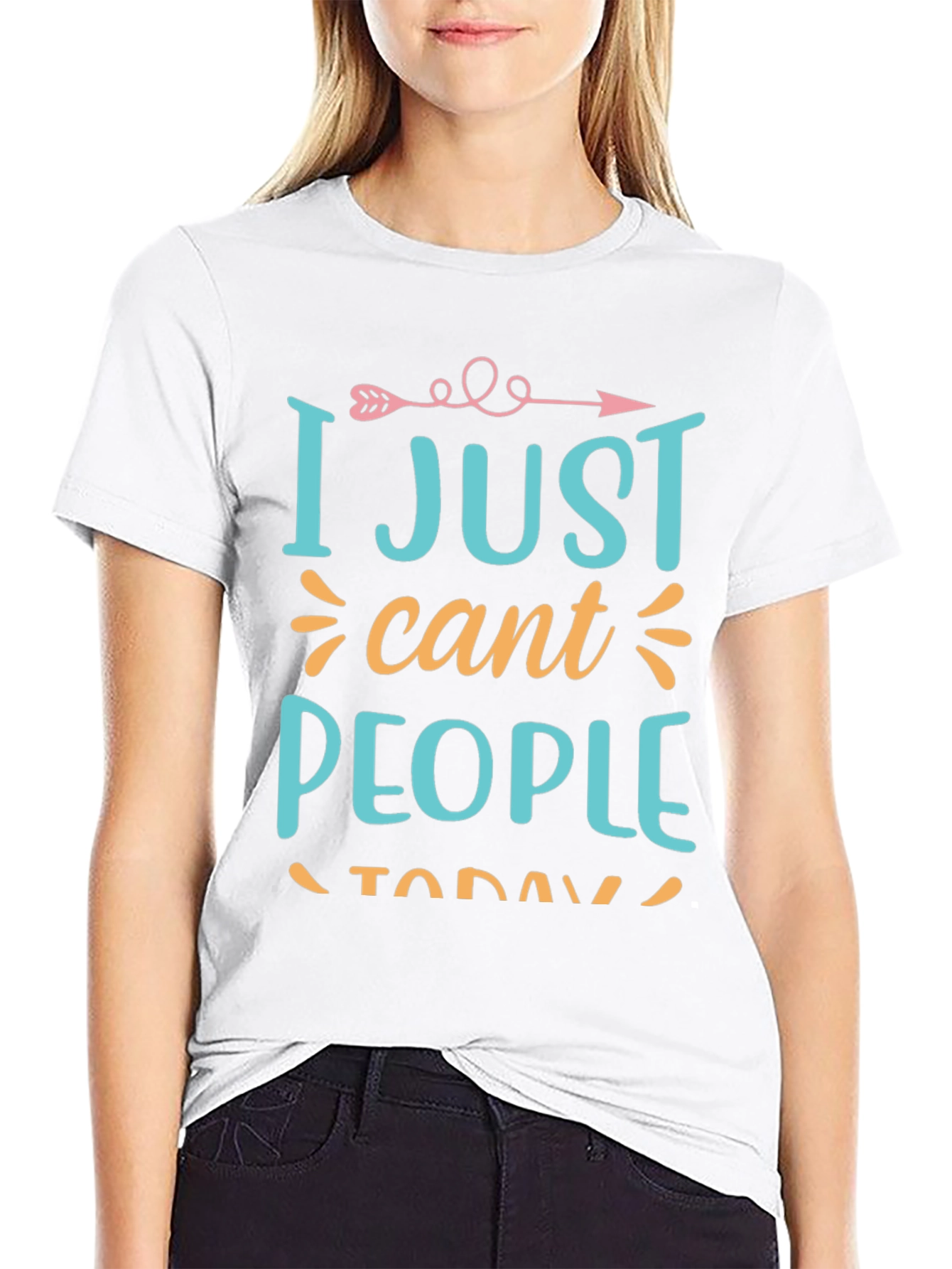 I Just Cant People Today Graphic T-Shirt