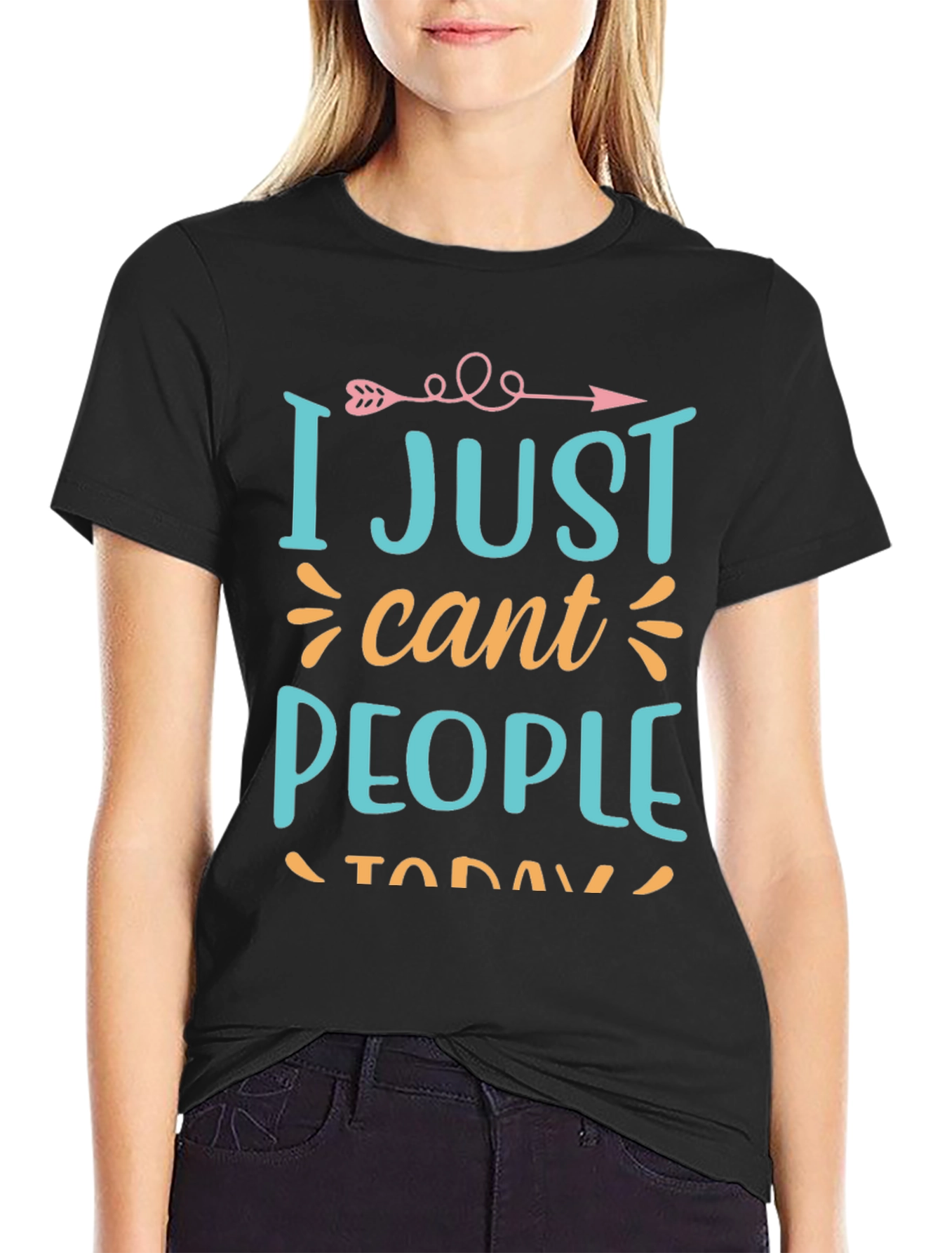 I Just Cant People Today Graphic T-Shirt