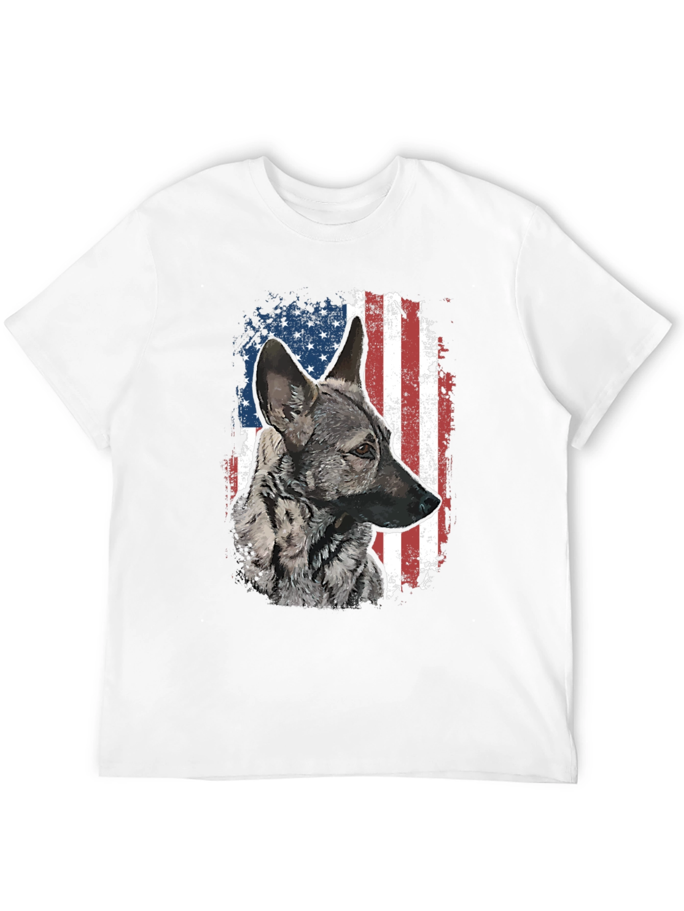 Patriotic German Shepherd Graphic Tee