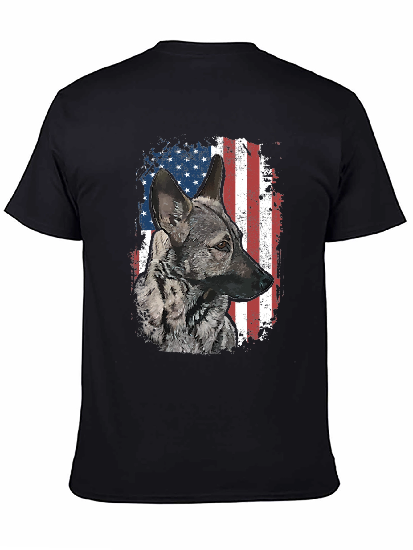 Patriotic German Shepherd Graphic Tee