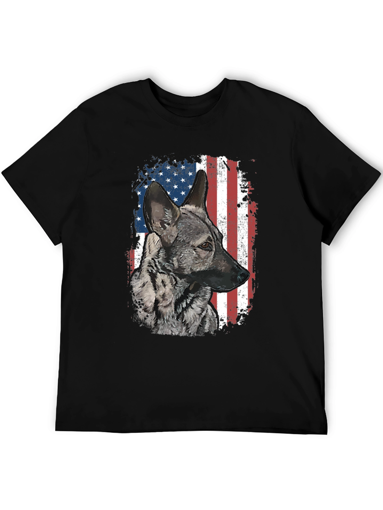 Patriotic German Shepherd Graphic Tee
