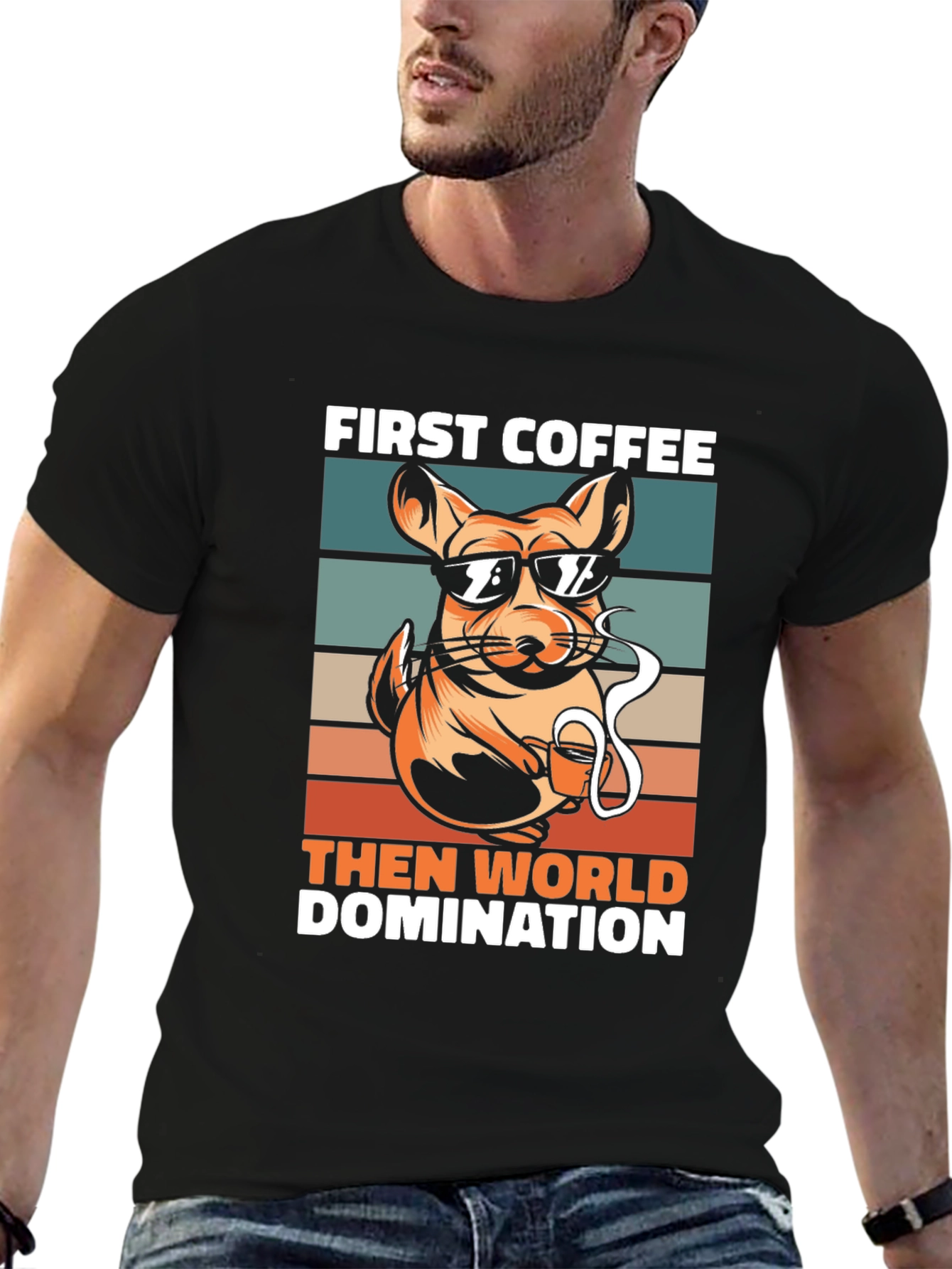 First Coffee Then World Domination T-Shirt