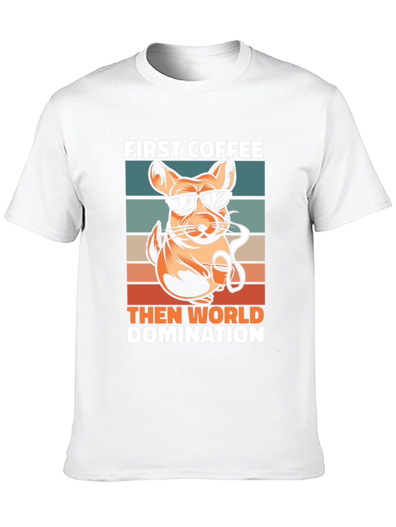 First Coffee Then World Domination T-Shirt