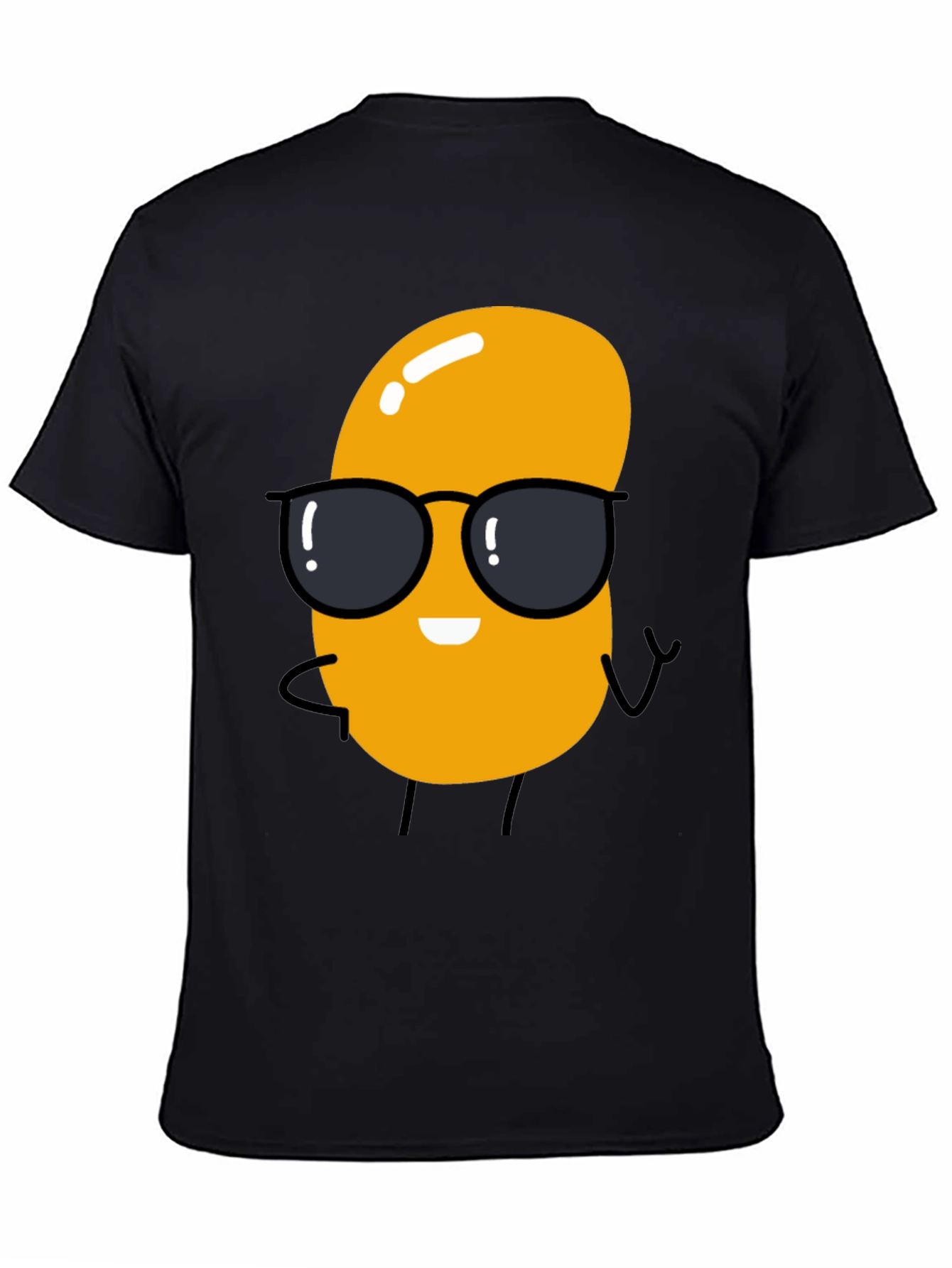 Cool Bean Graphic T-Shirt - Black Cotton Tee