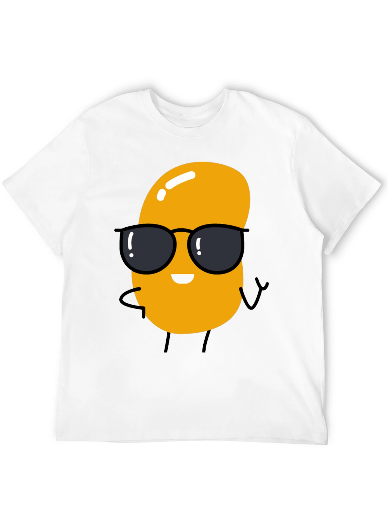 Cool Bean Graphic T-Shirt - Black Cotton Tee