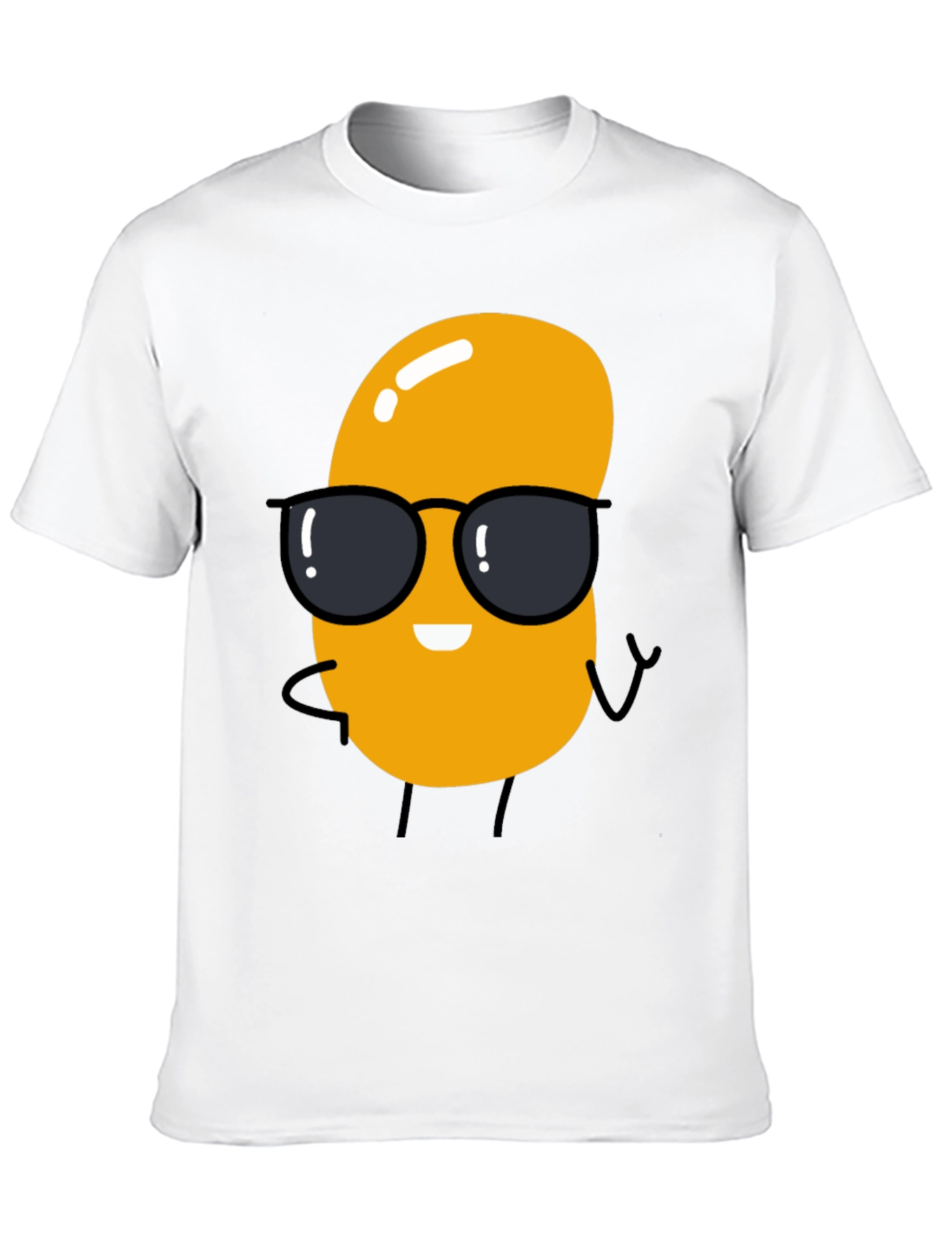 Cool Bean Graphic T-Shirt - Black Cotton Tee