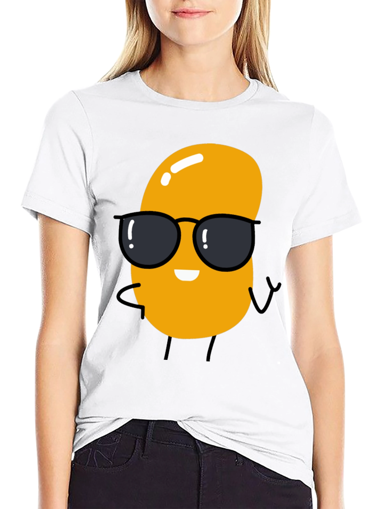 Cool Bean Graphic T-Shirt - Black Cotton Tee