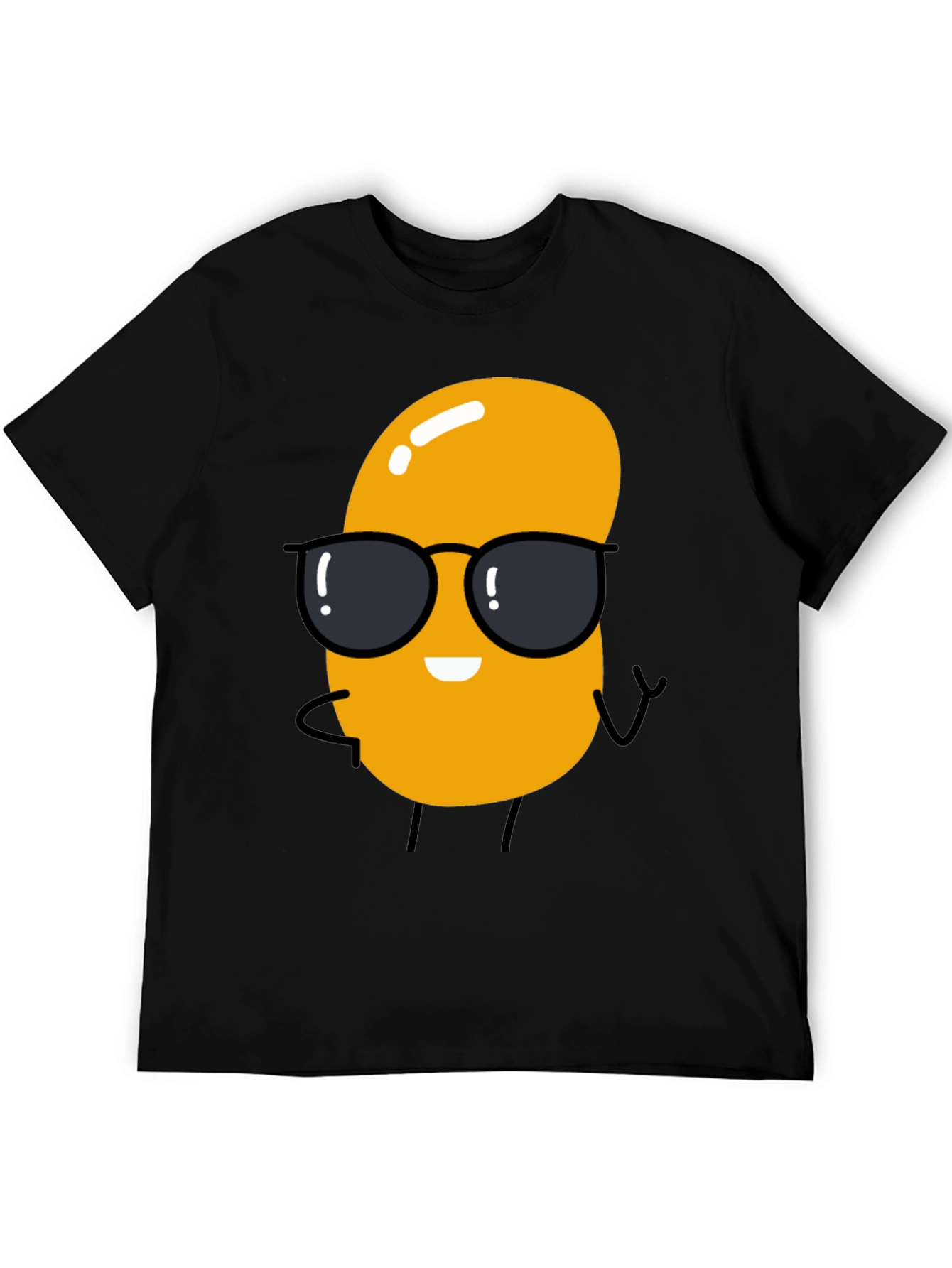 Cool Bean Graphic T-Shirt - Black Cotton Tee