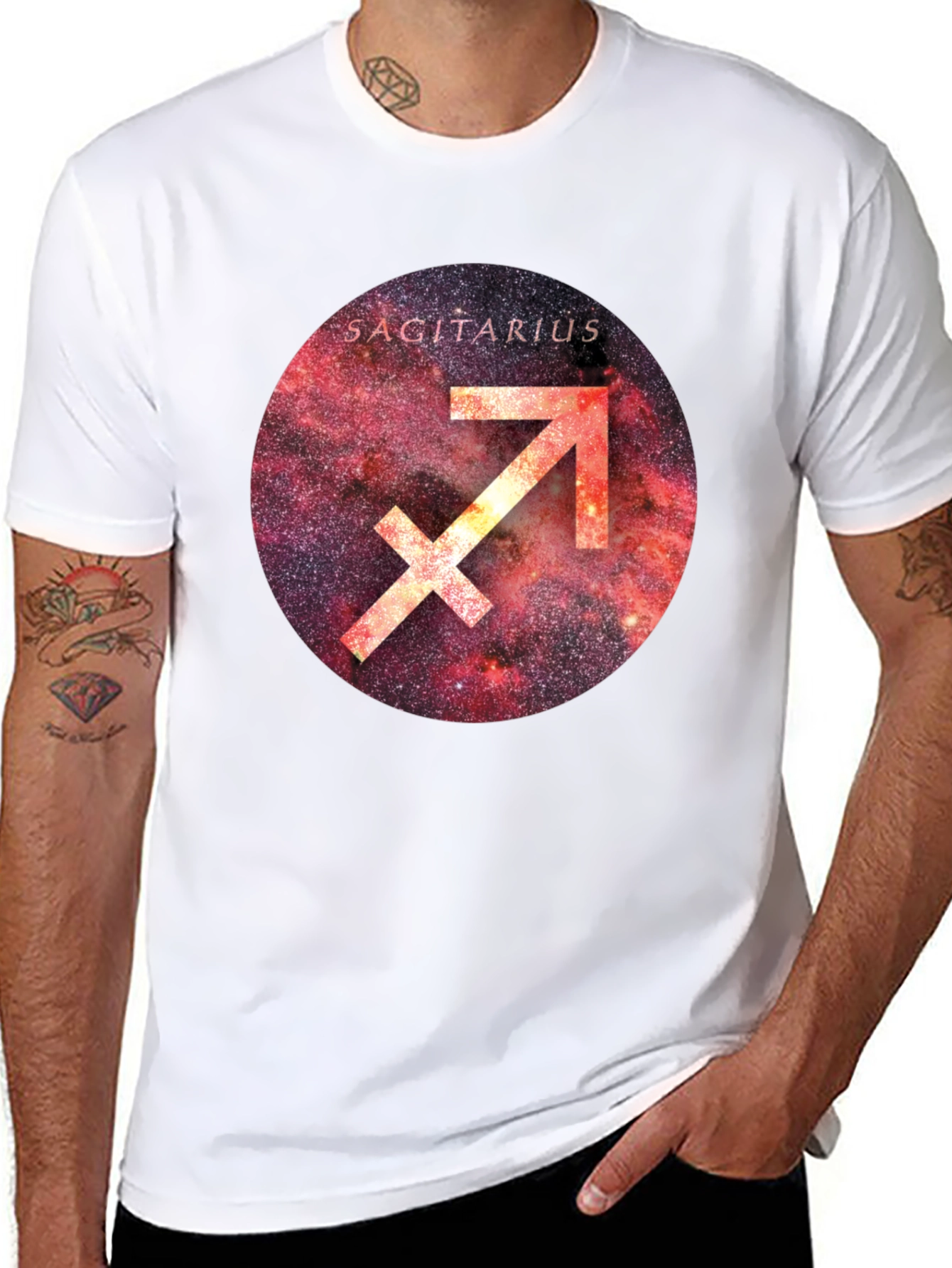 Sagittarius Zodiac Galaxy T-Shirt