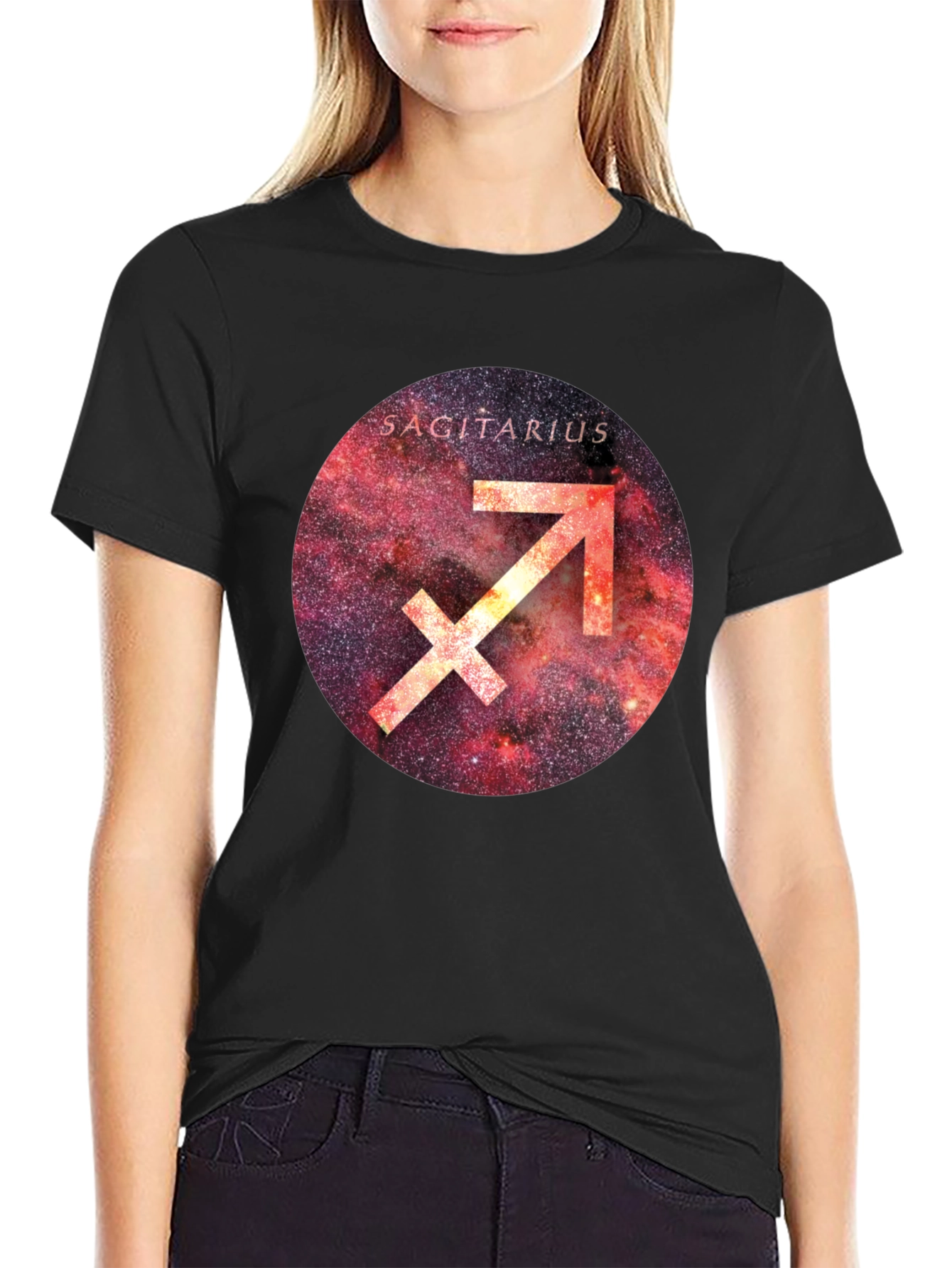 Sagittarius Zodiac Galaxy T-Shirt