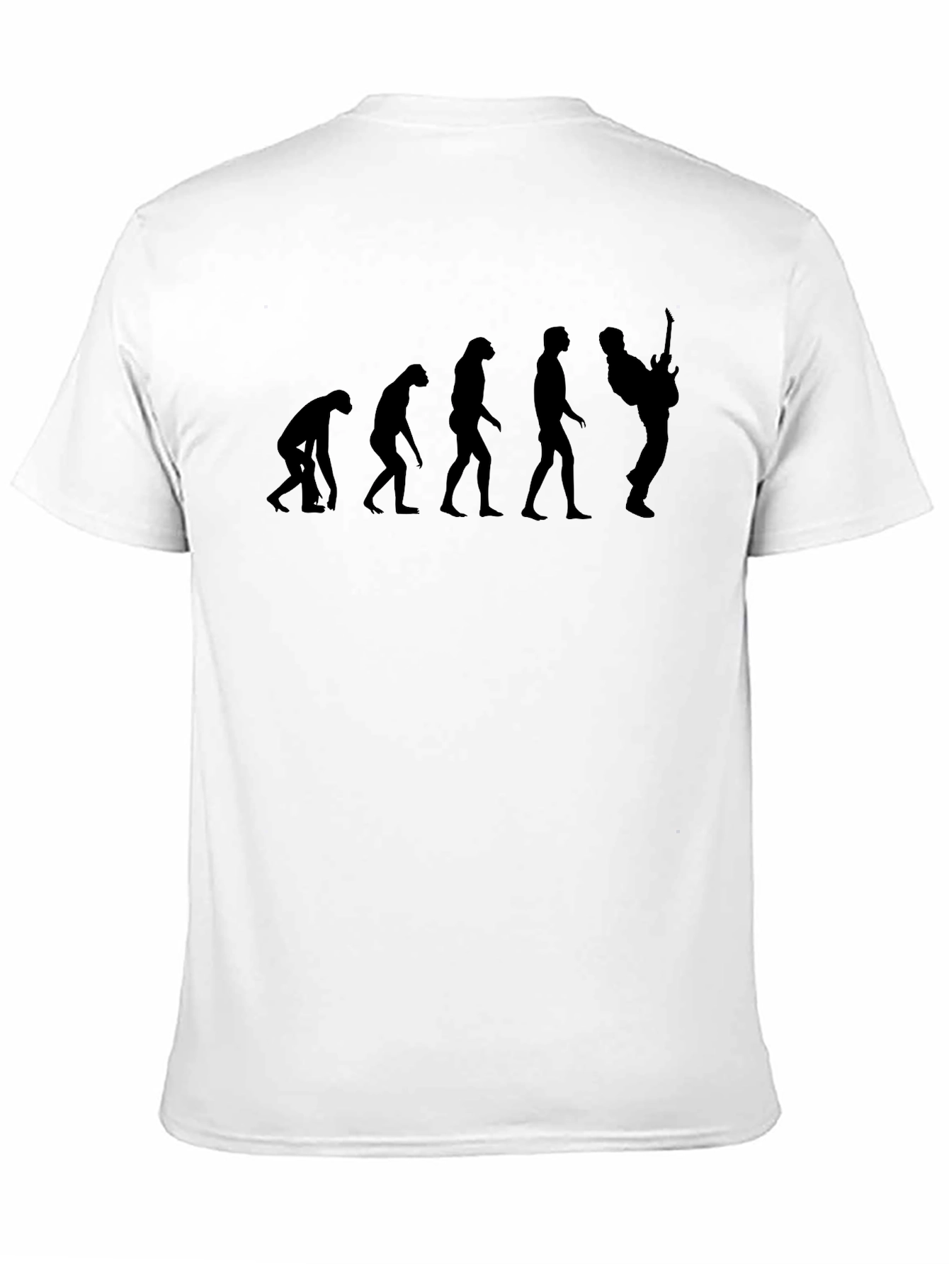 Evolution of Rocker Black T-Shirt