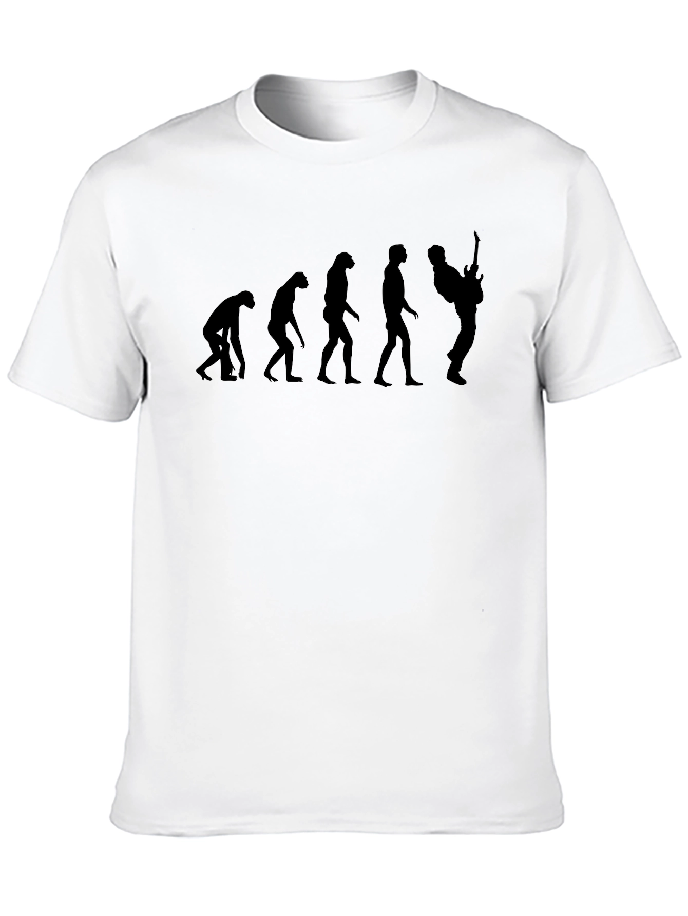 Evolution of Rocker Black T-Shirt
