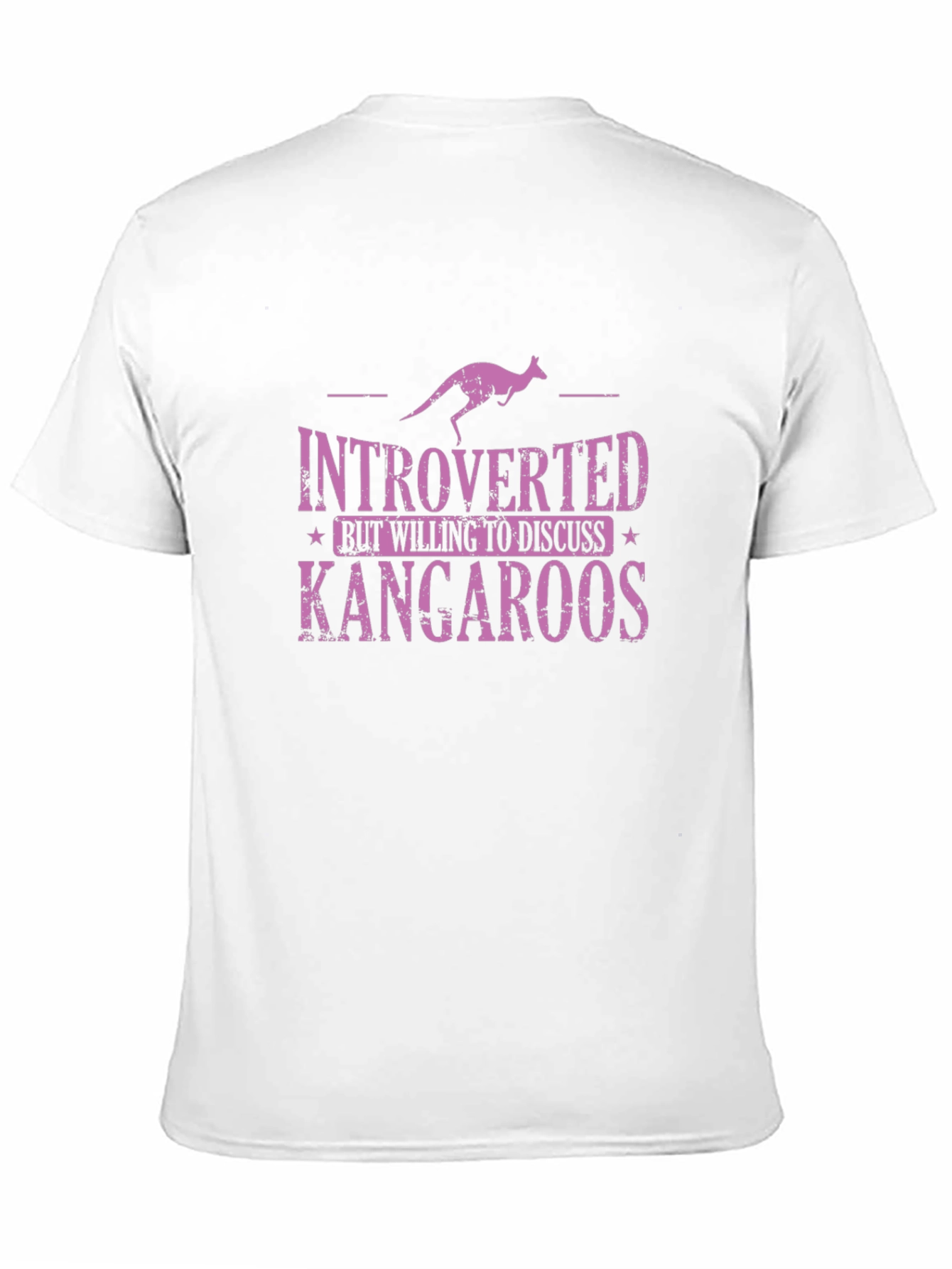 Introverted Kangaroo Graphic T-Shirt