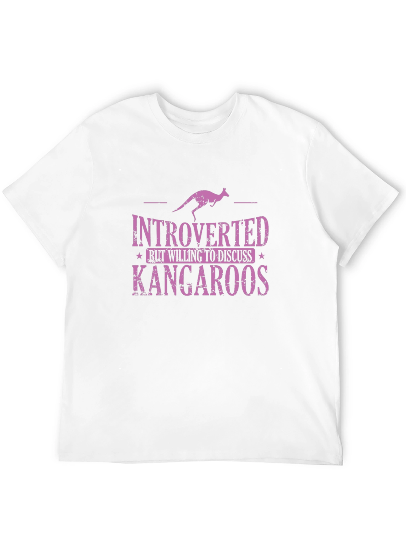 Introverted Kangaroo Graphic T-Shirt