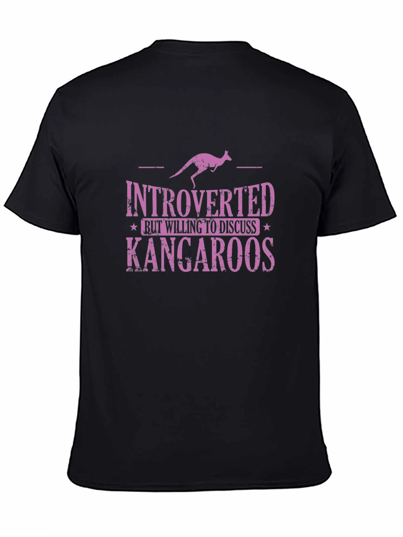 Introverted Kangaroo Graphic T-Shirt