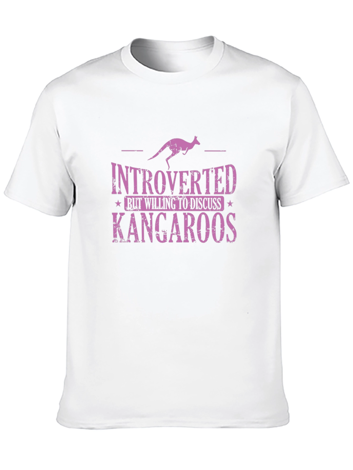 Introverted Kangaroo Graphic T-Shirt
