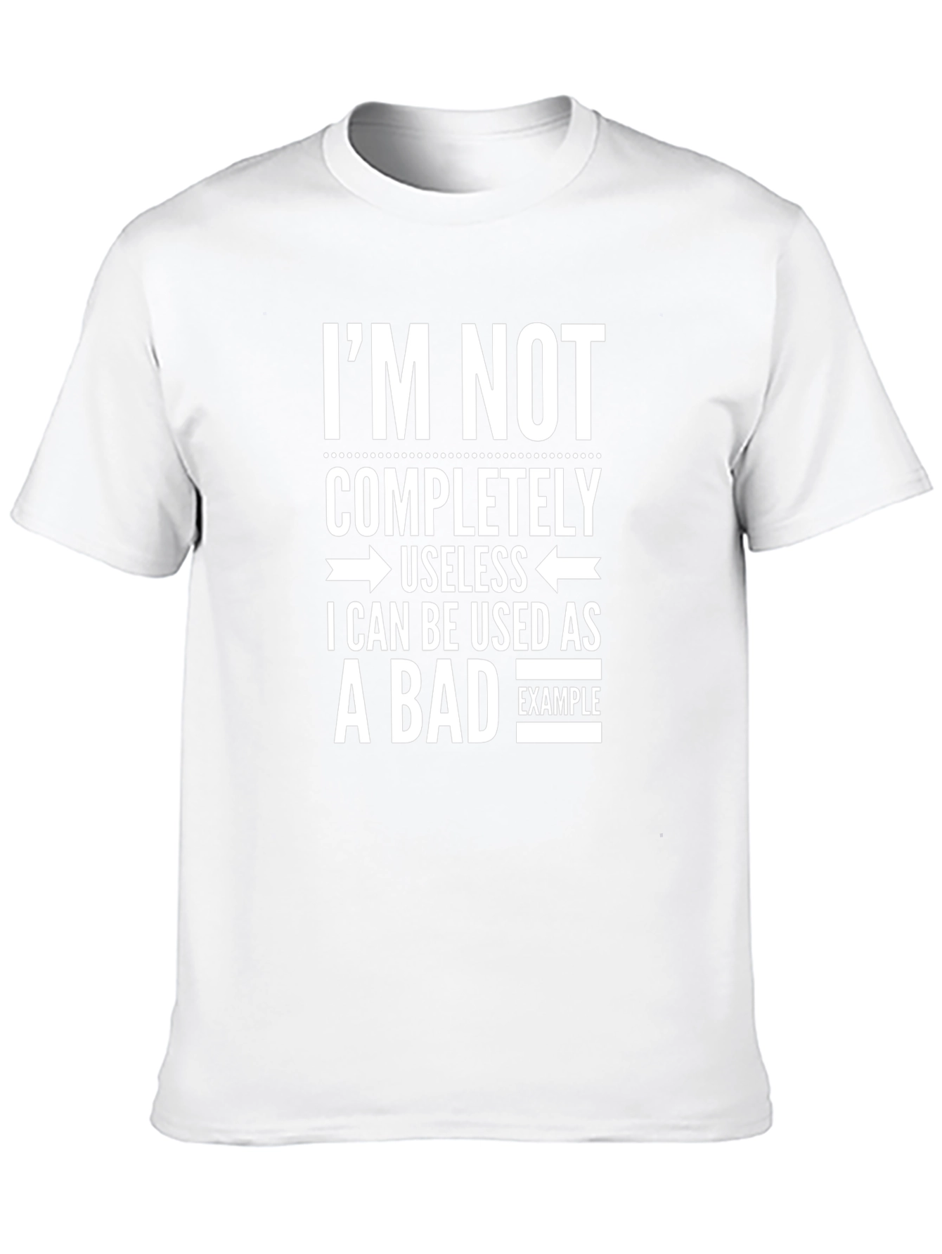 Humorous Bad Example Graphic T-Shirt