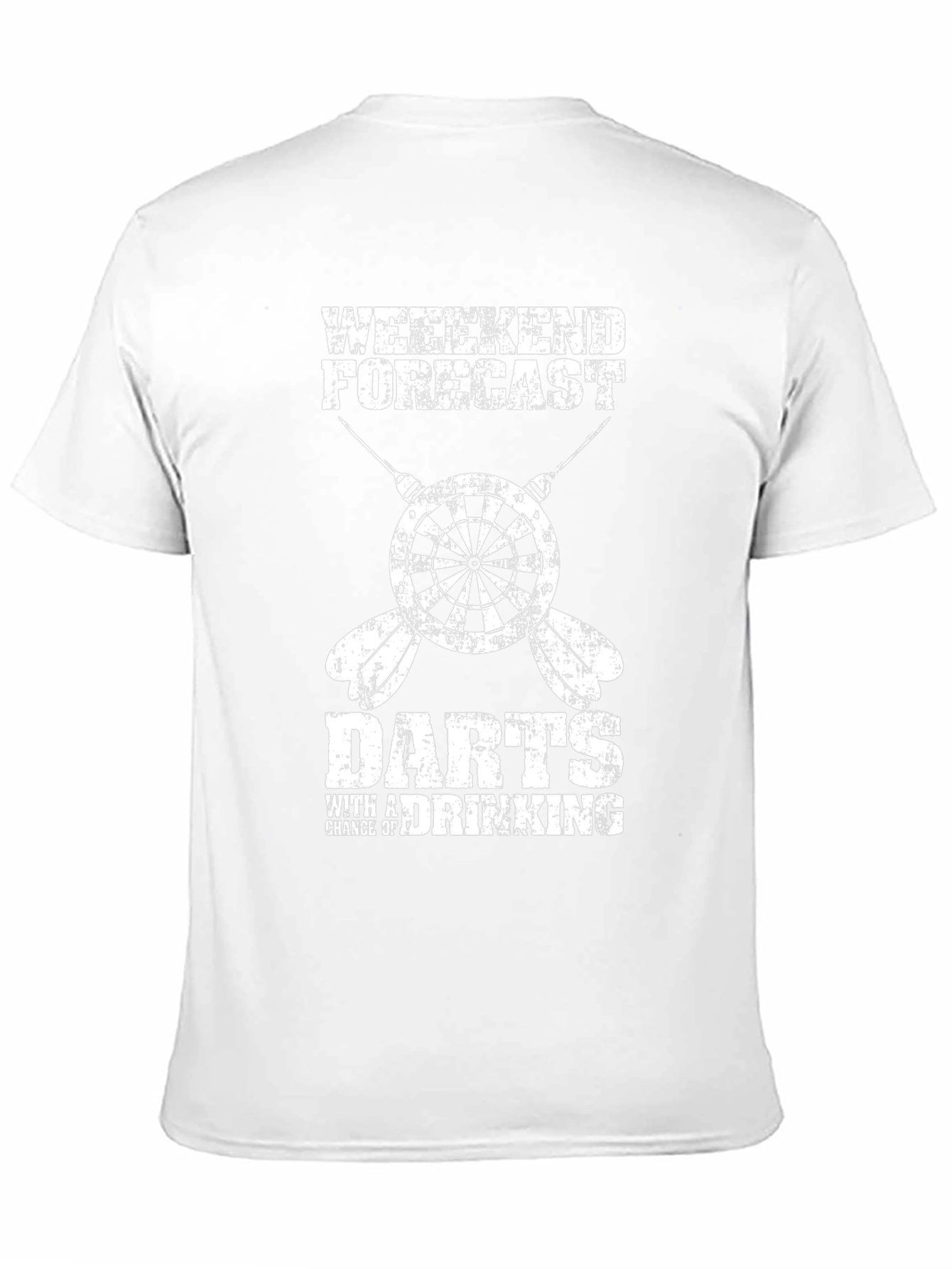 Weekend Forecast Darts & Drinking T-Shirt
