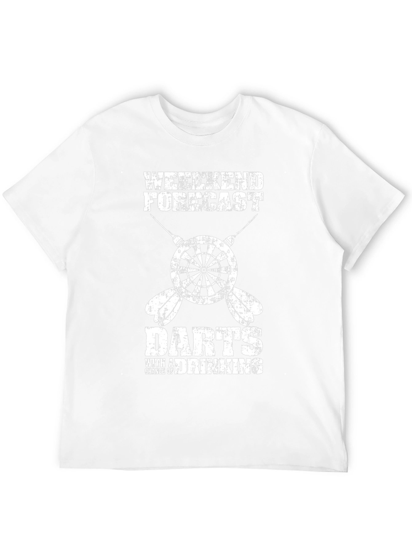 Weekend Forecast Darts & Drinking T-Shirt