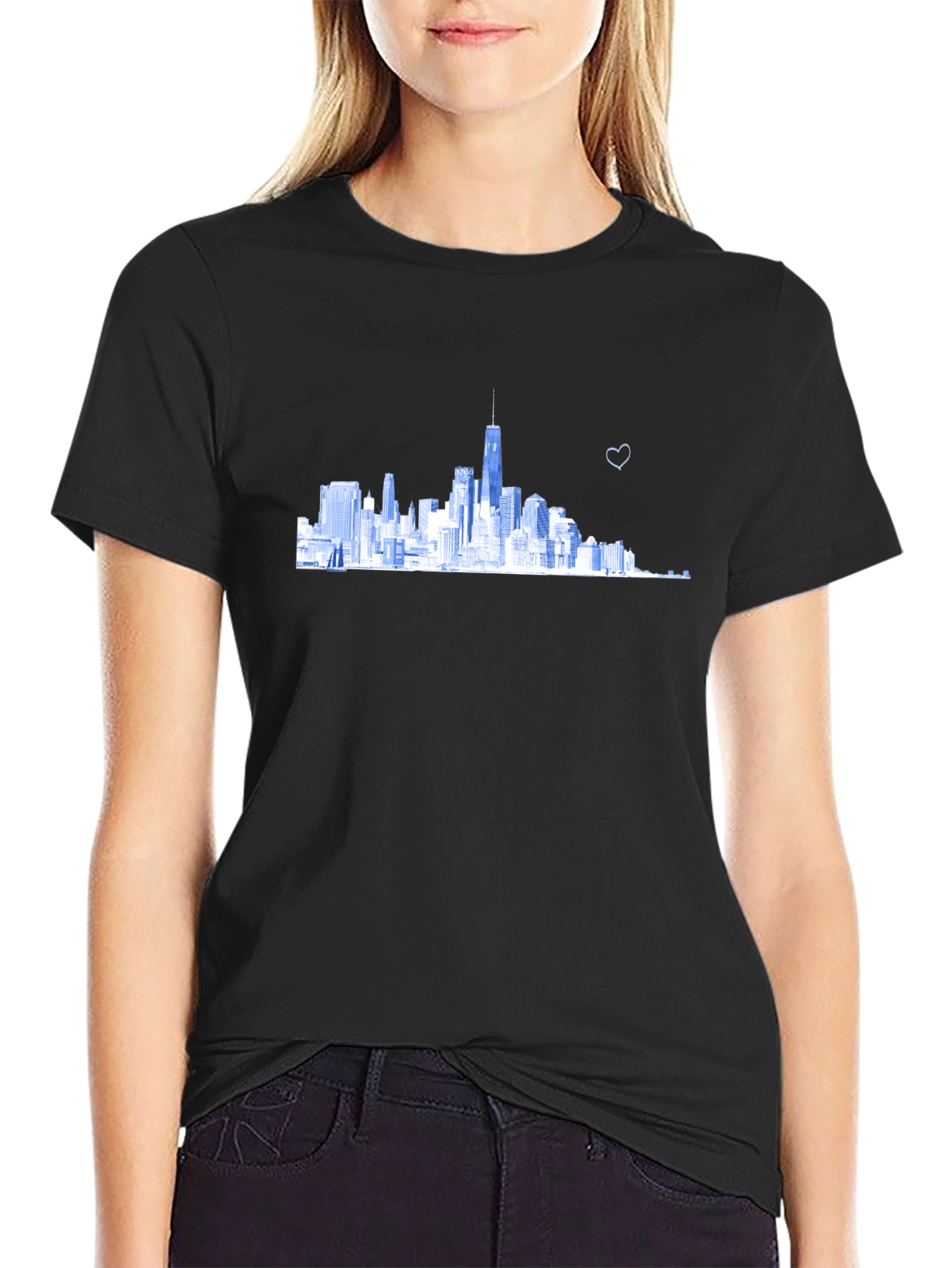 Skyline Graphic Tee - Modern Cityscape Design
