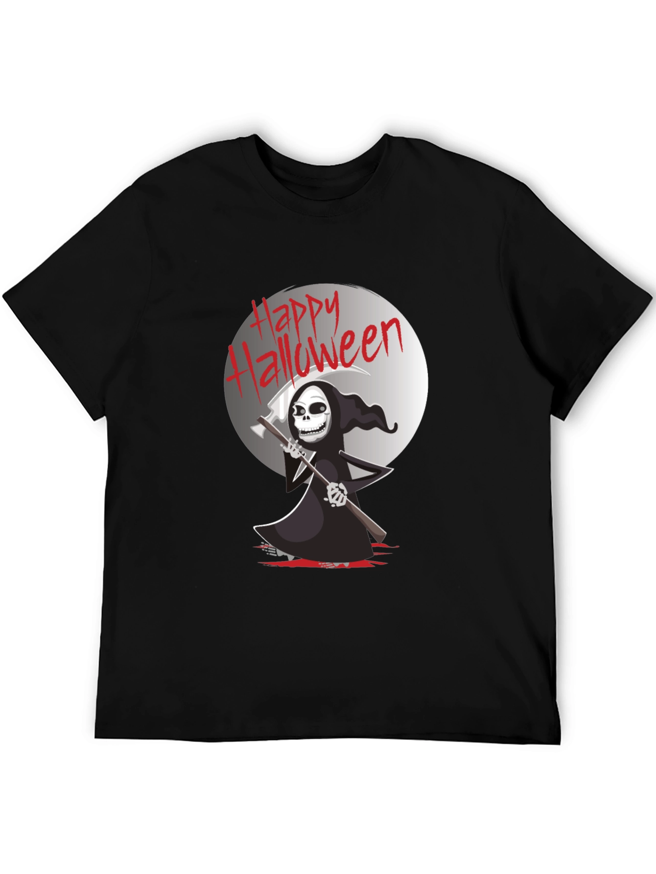Grim Reaper Halloween T-Shirt - Spooky Season Apparel