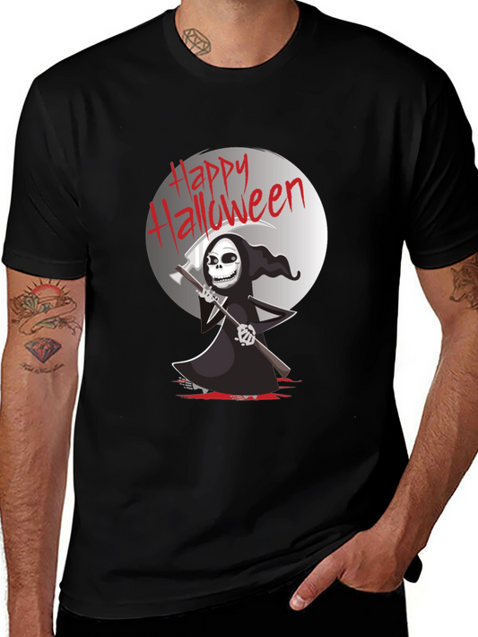 Grim Reaper Halloween T-Shirt - Spooky Season Apparel