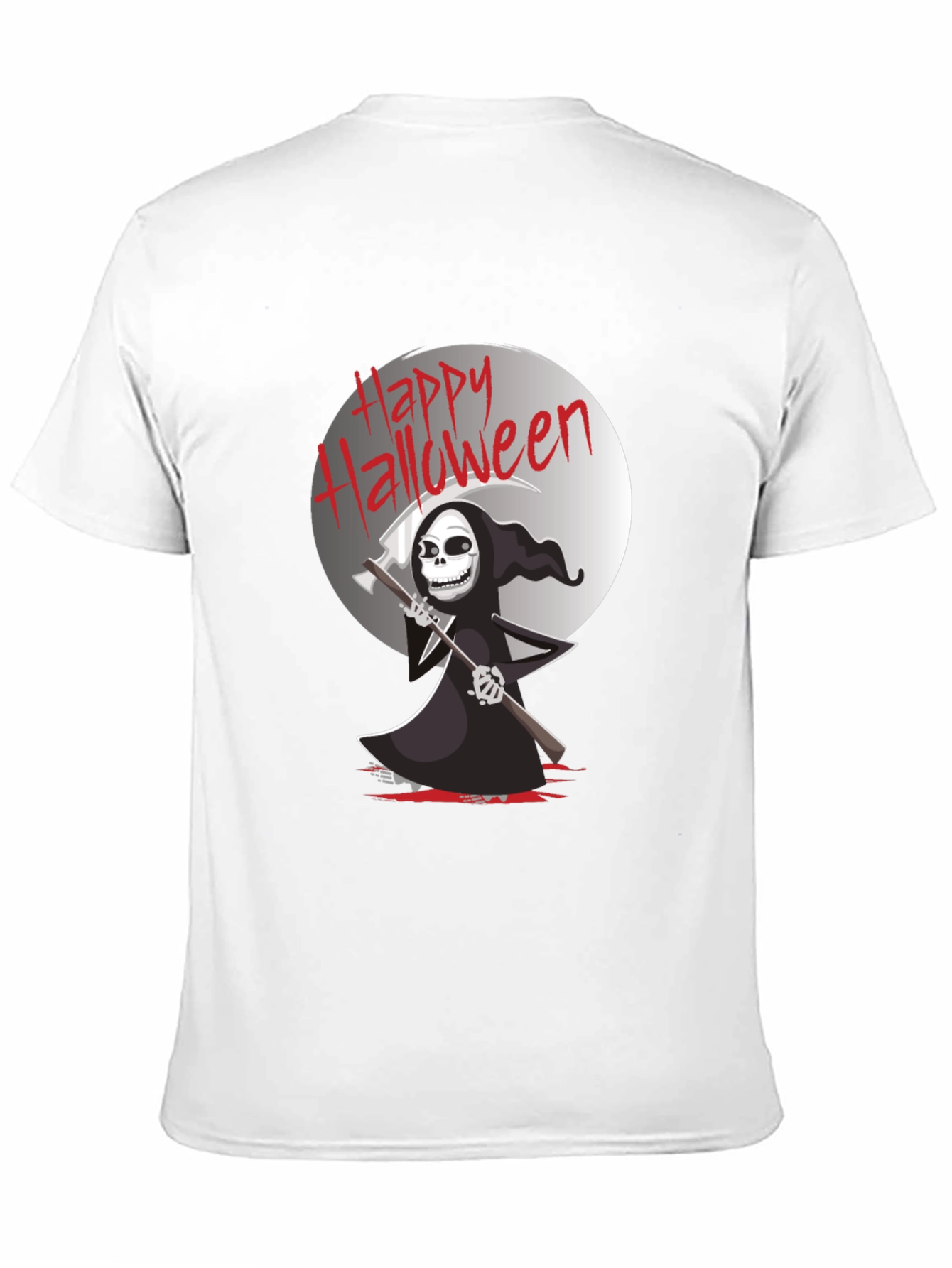 Grim Reaper Halloween T-Shirt - Spooky Season Apparel