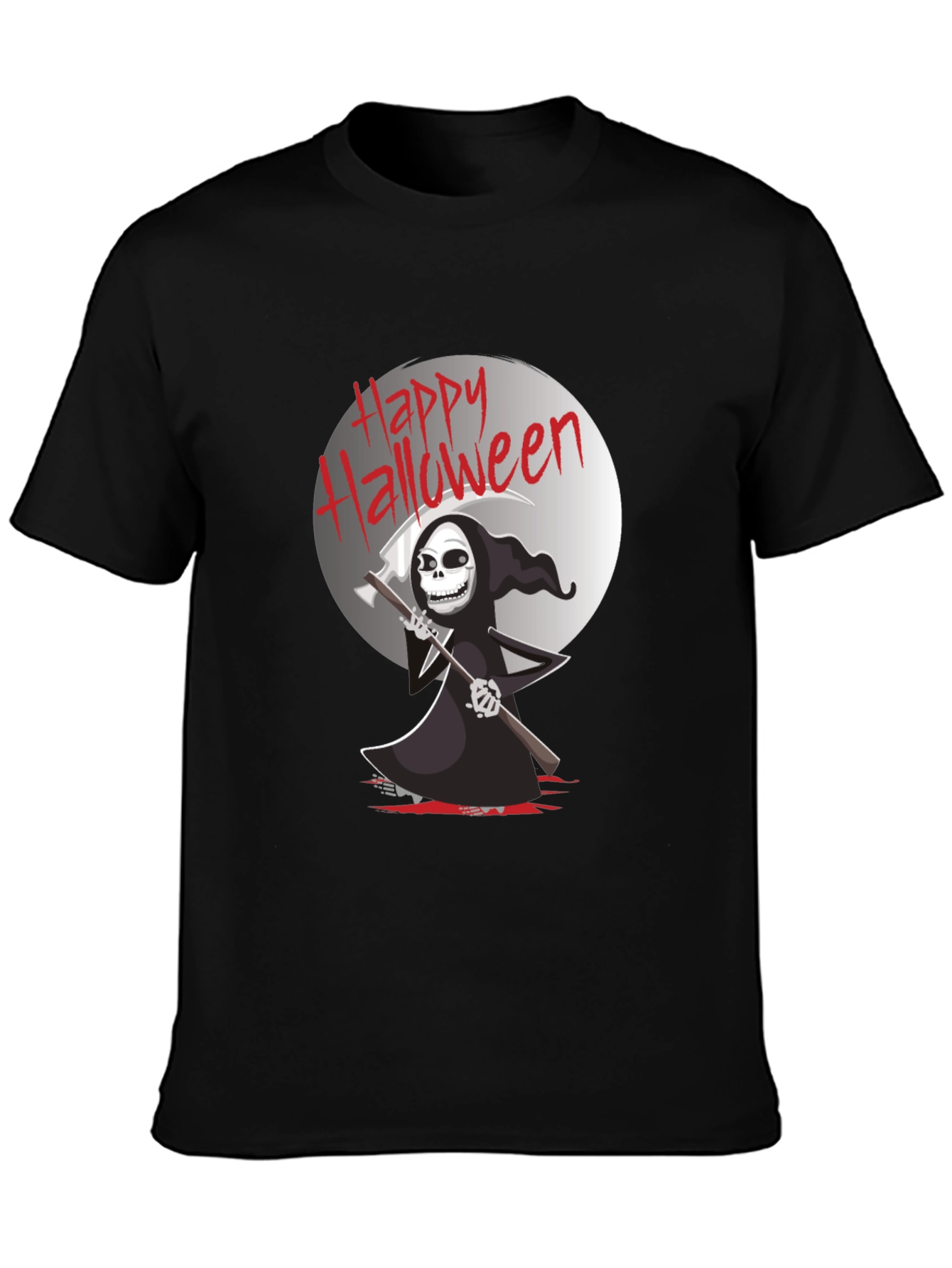 Grim Reaper Halloween T-Shirt - Spooky Season Apparel
