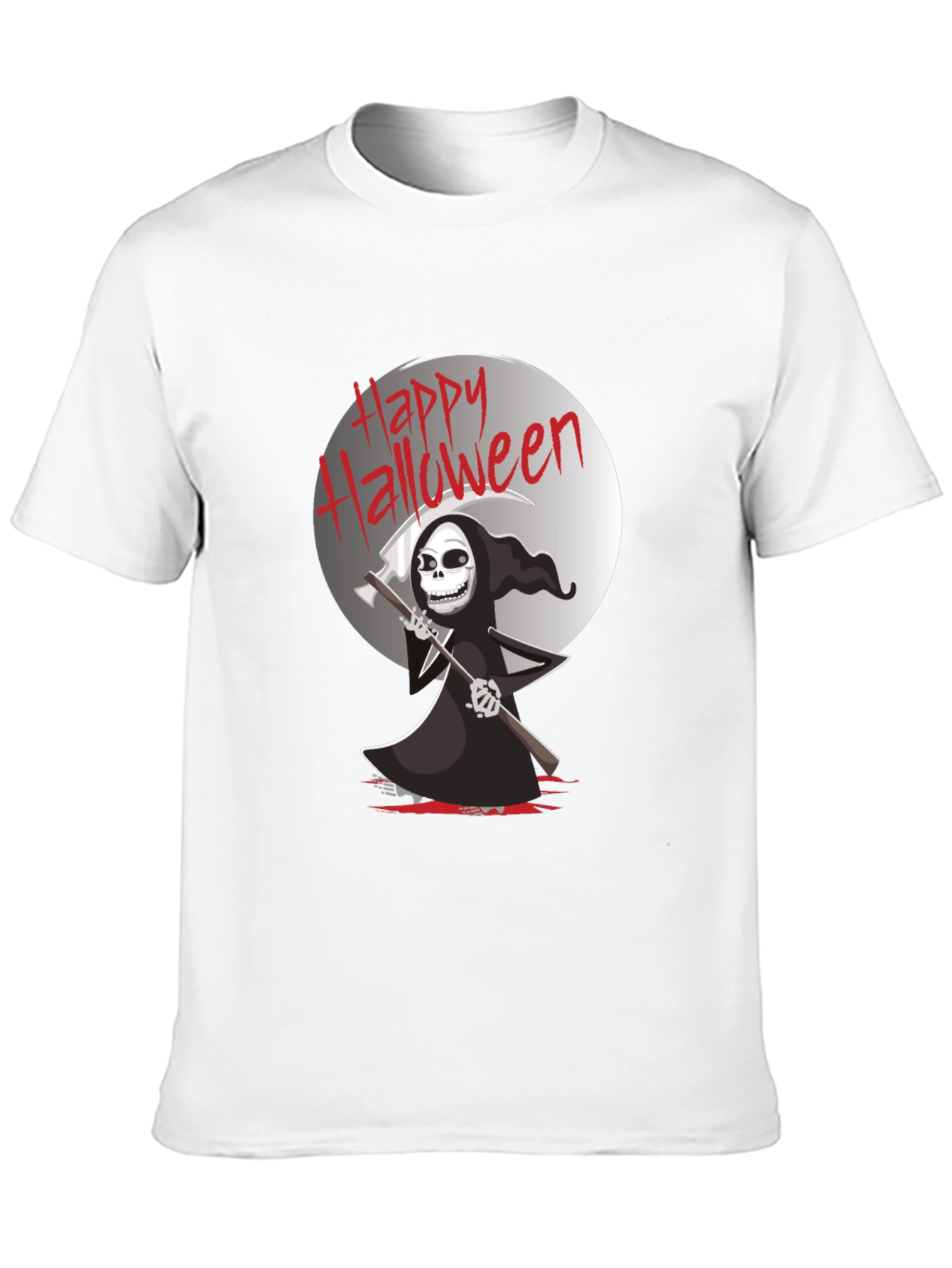 Grim Reaper Halloween T-Shirt - Spooky Season Apparel