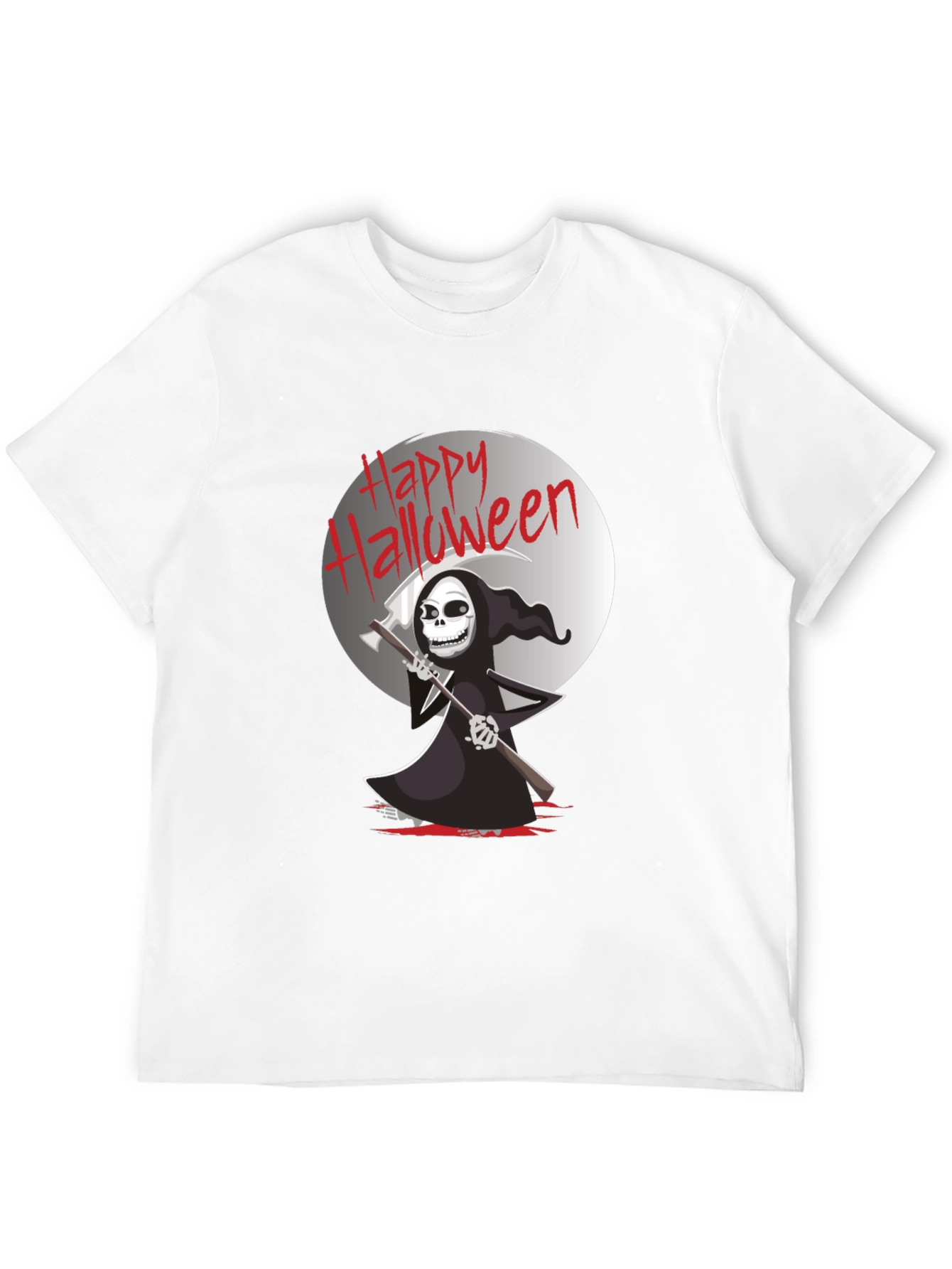 Grim Reaper Halloween T-Shirt - Spooky Season Apparel