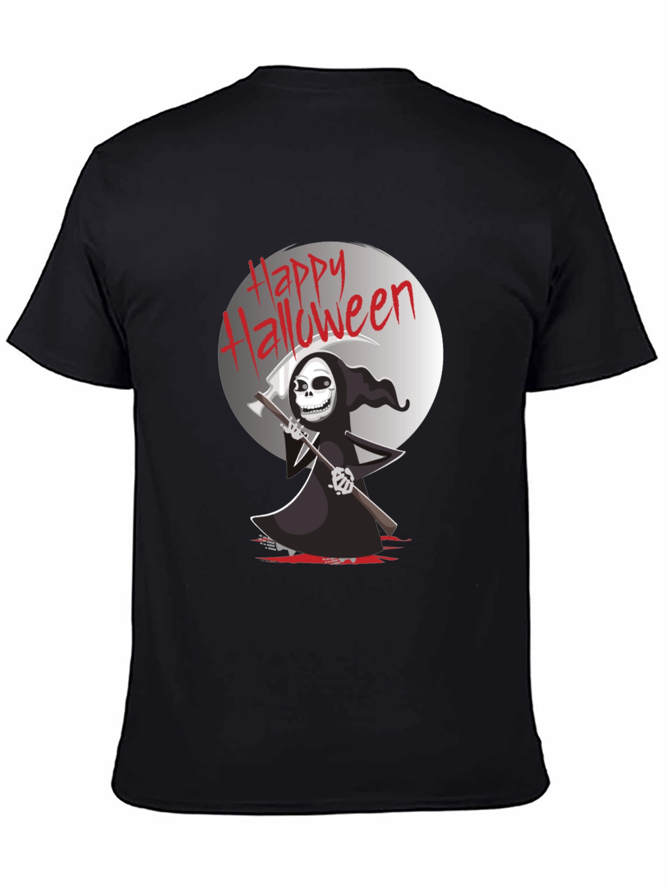 Grim Reaper Halloween T-Shirt - Spooky Season Apparel