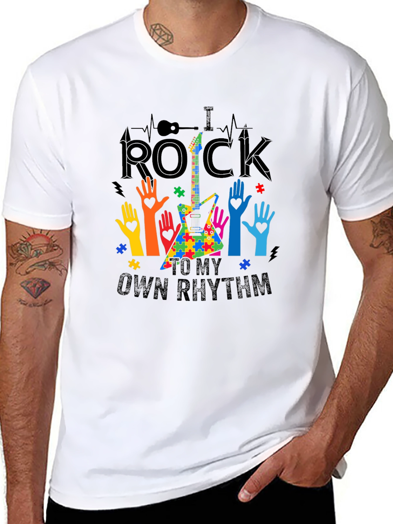 I Rock To My Own Rhythm Autism Awareness T-Shirt